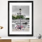 Bicycle St Martin Canal #1 by Alan Blaustein on GIANT ART - multicolor photography; landscapes; people/places