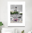 Bicycle St Martin Canal #1 by Alan Blaustein on GIANT ART - multicolor photography; landscapes; people/places