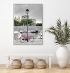 Bicycle St Martin Canal #1 by Alan Blaustein on GIANT ART - multicolor photography; landscapes; people/places