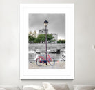 Bicycle St Martin Canal #1 by Alan Blaustein on GIANT ART - multicolor photography; landscapes; people/places