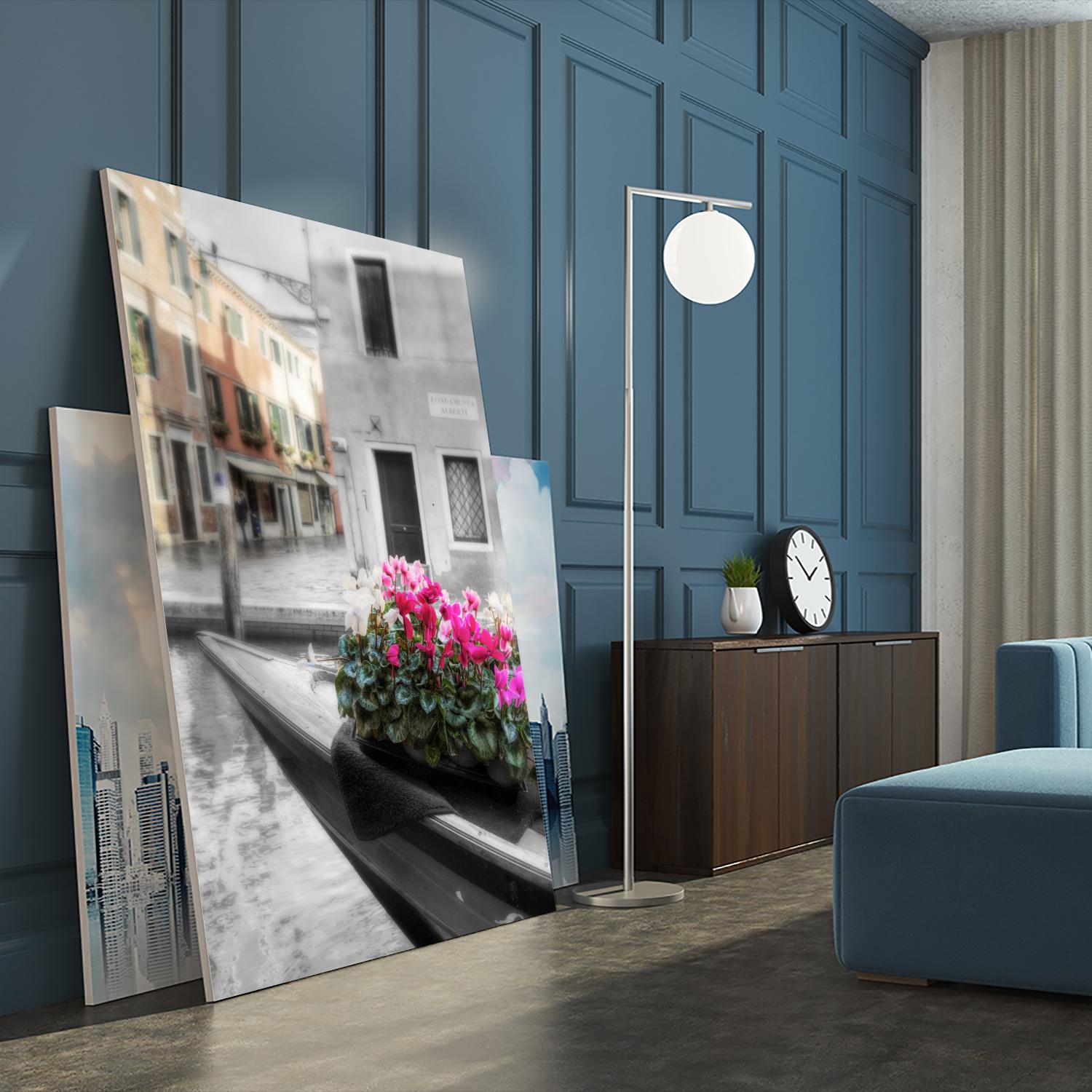 Canal Fiori #1 by Alan Blaustein on GIANT ART - multicolor photography; landscapes