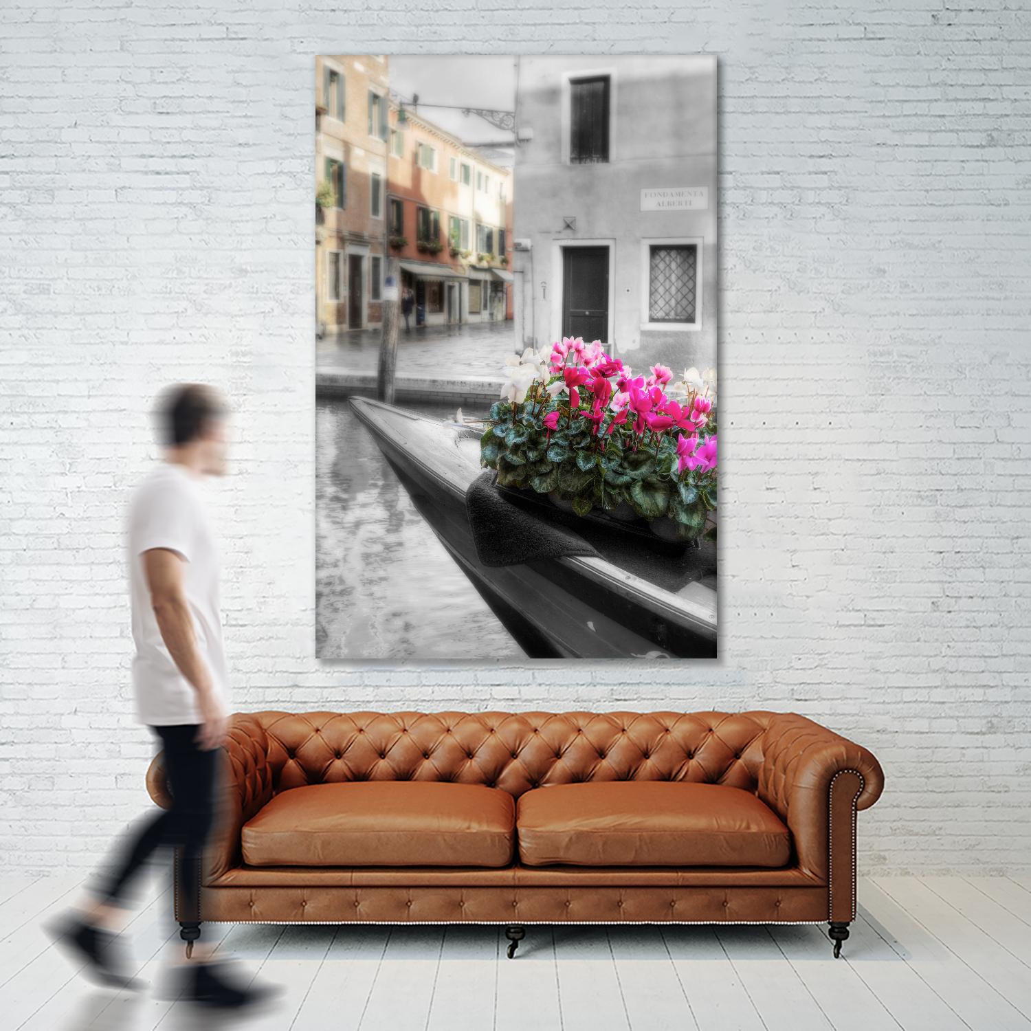 Canal Fiori #1 by Alan Blaustein on GIANT ART - multicolor photography; landscapes