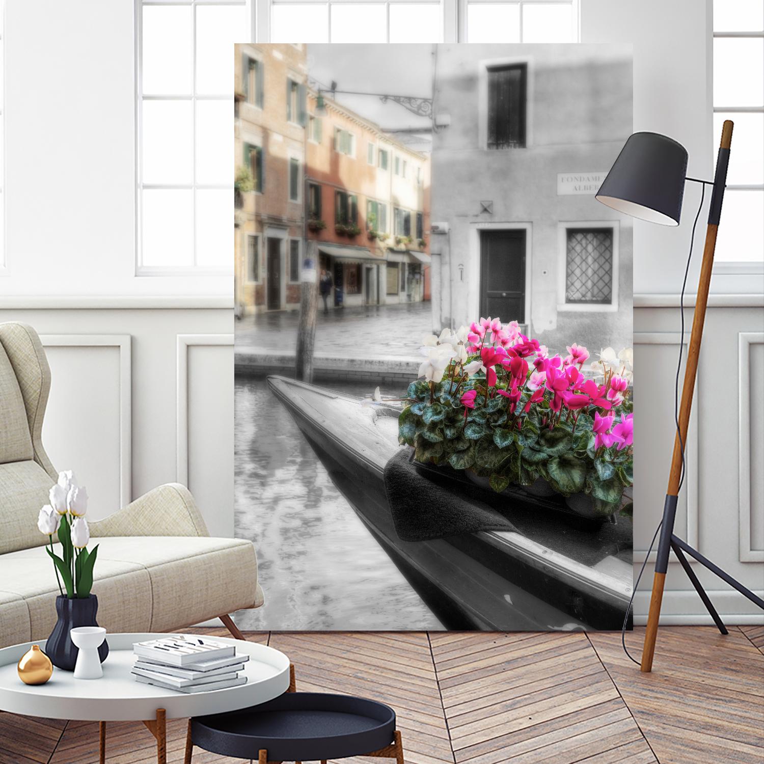 Canal Fiori #1 by Alan Blaustein on GIANT ART - multicolor photography; landscapes