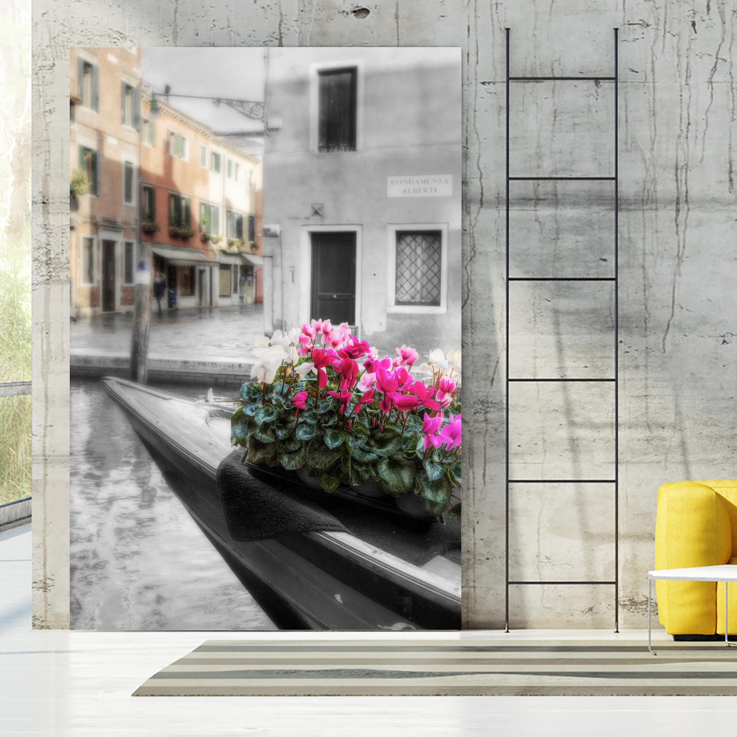 Canal Fiori #1 by Alan Blaustein on GIANT ART - multicolor photography; landscapes