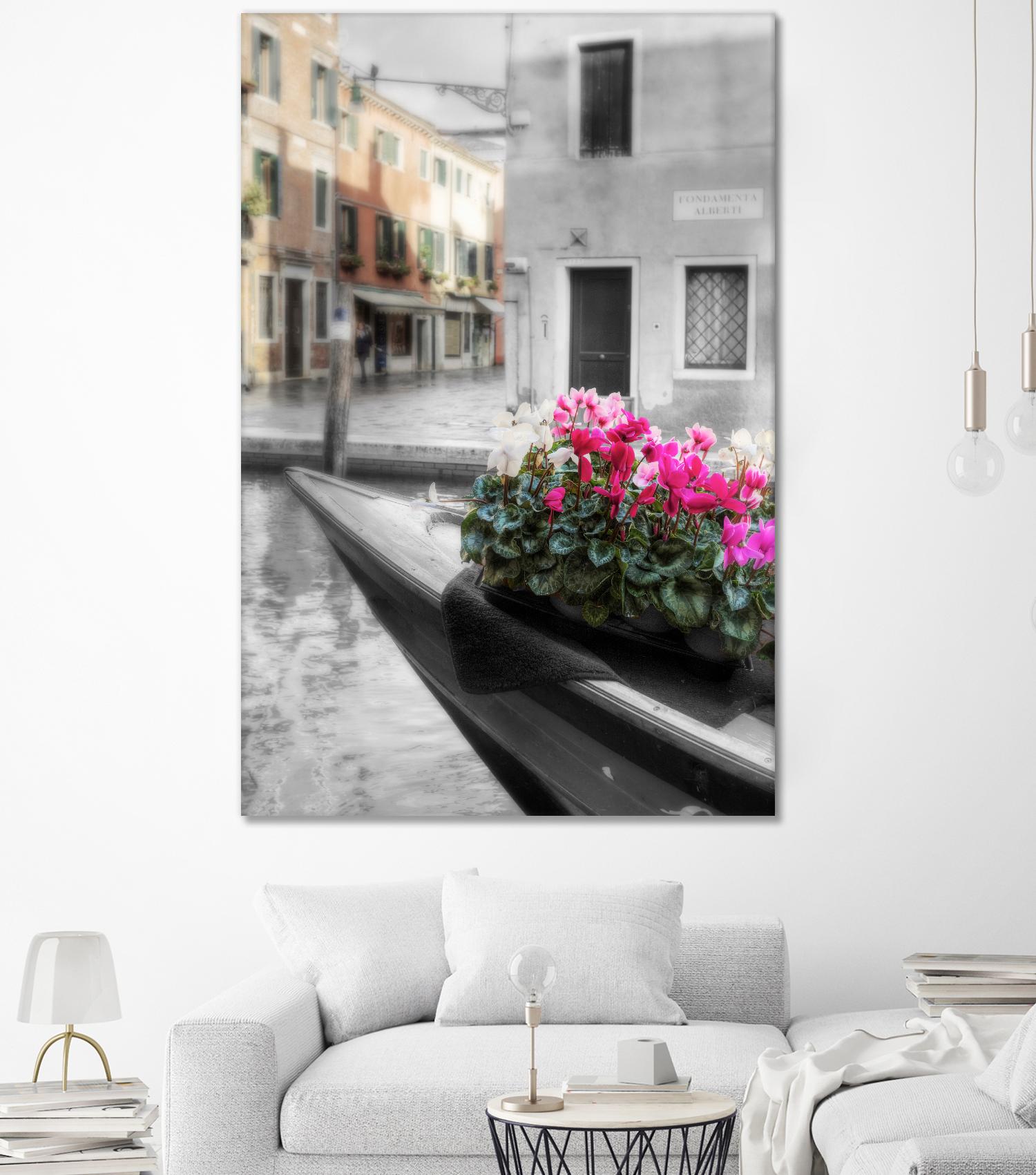 Canal Fiori #1 by Alan Blaustein on GIANT ART - multicolor photography; landscapes