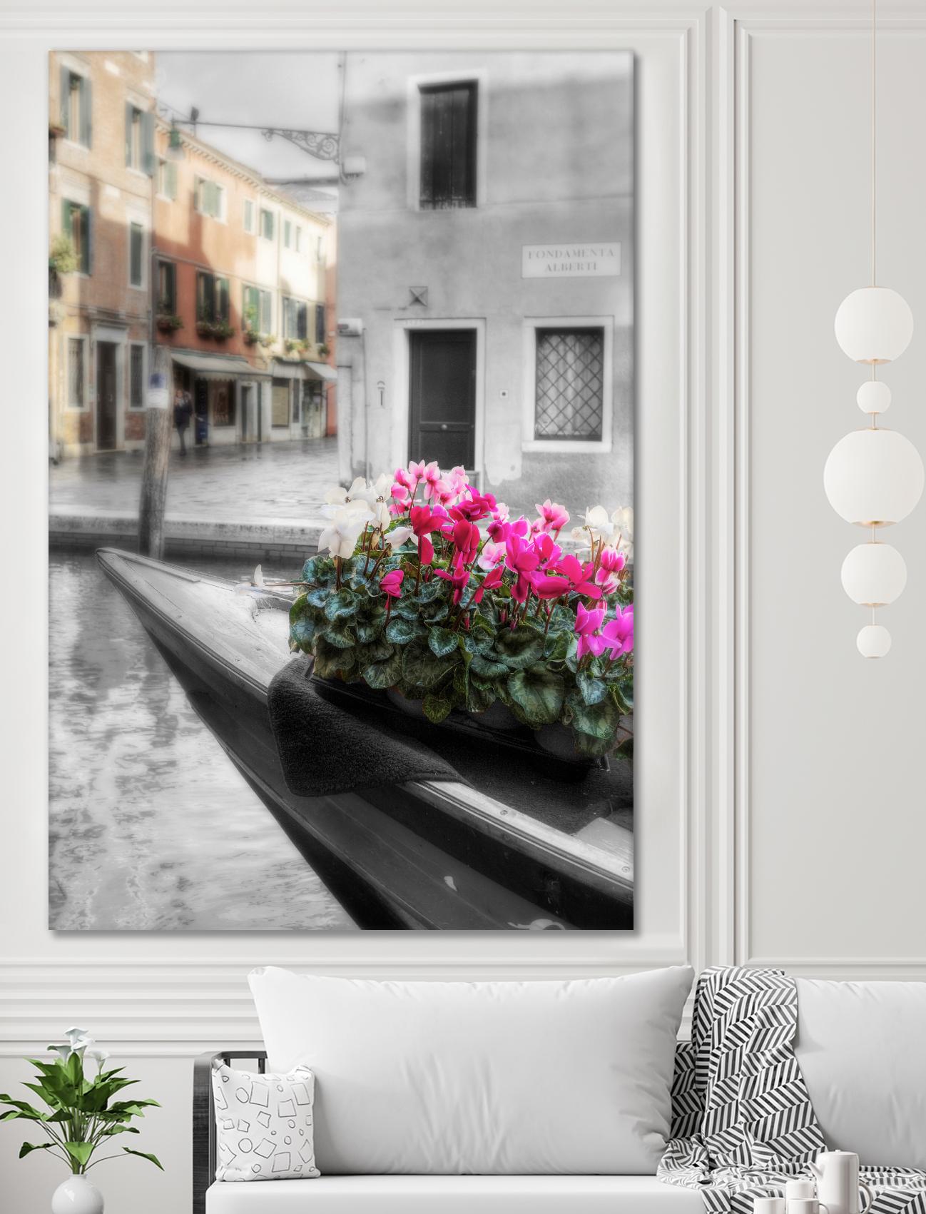 Canal Fiori #1 by Alan Blaustein on GIANT ART - multicolor photography; landscapes