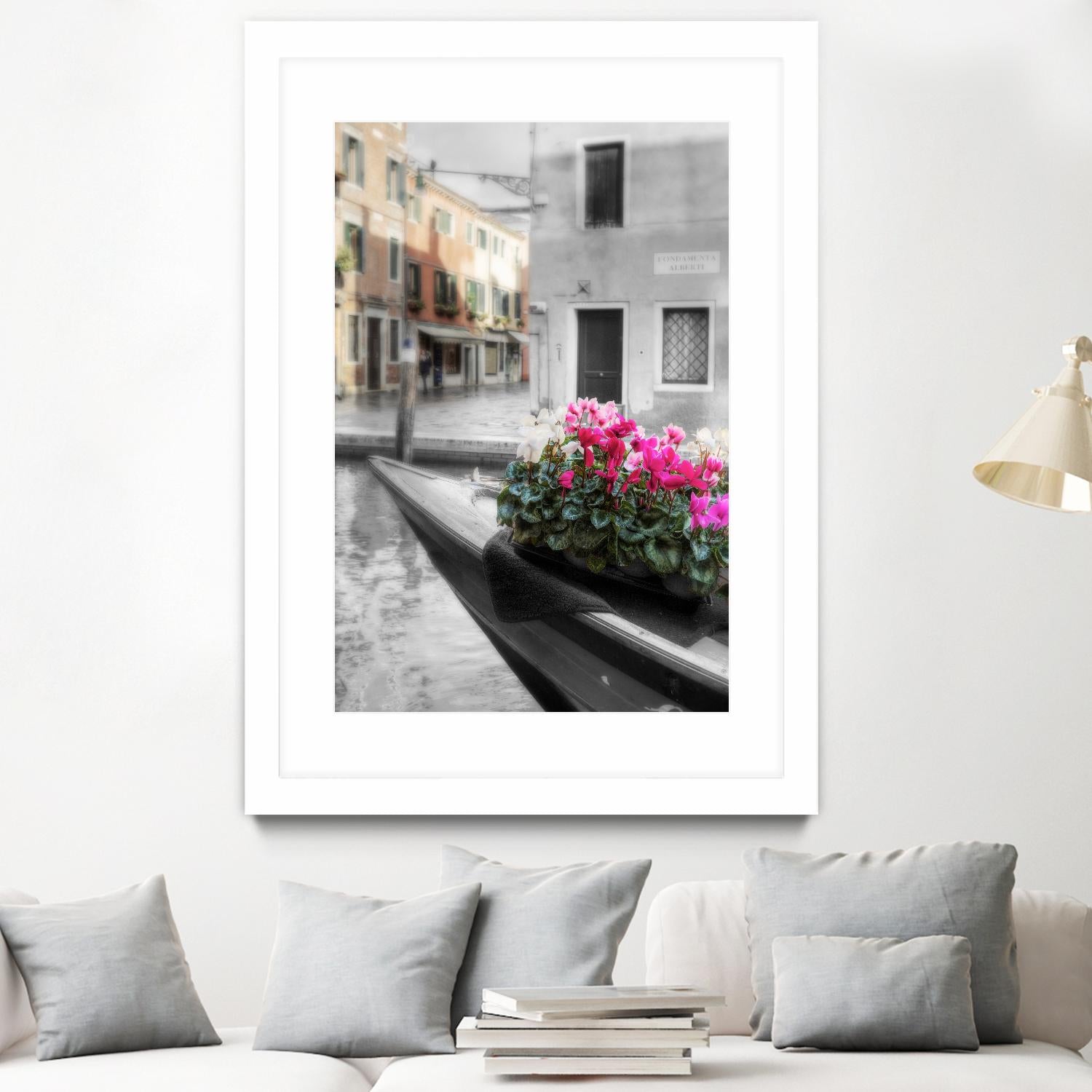 Canal Fiori #1 by Alan Blaustein on GIANT ART - multicolor photography; landscapes