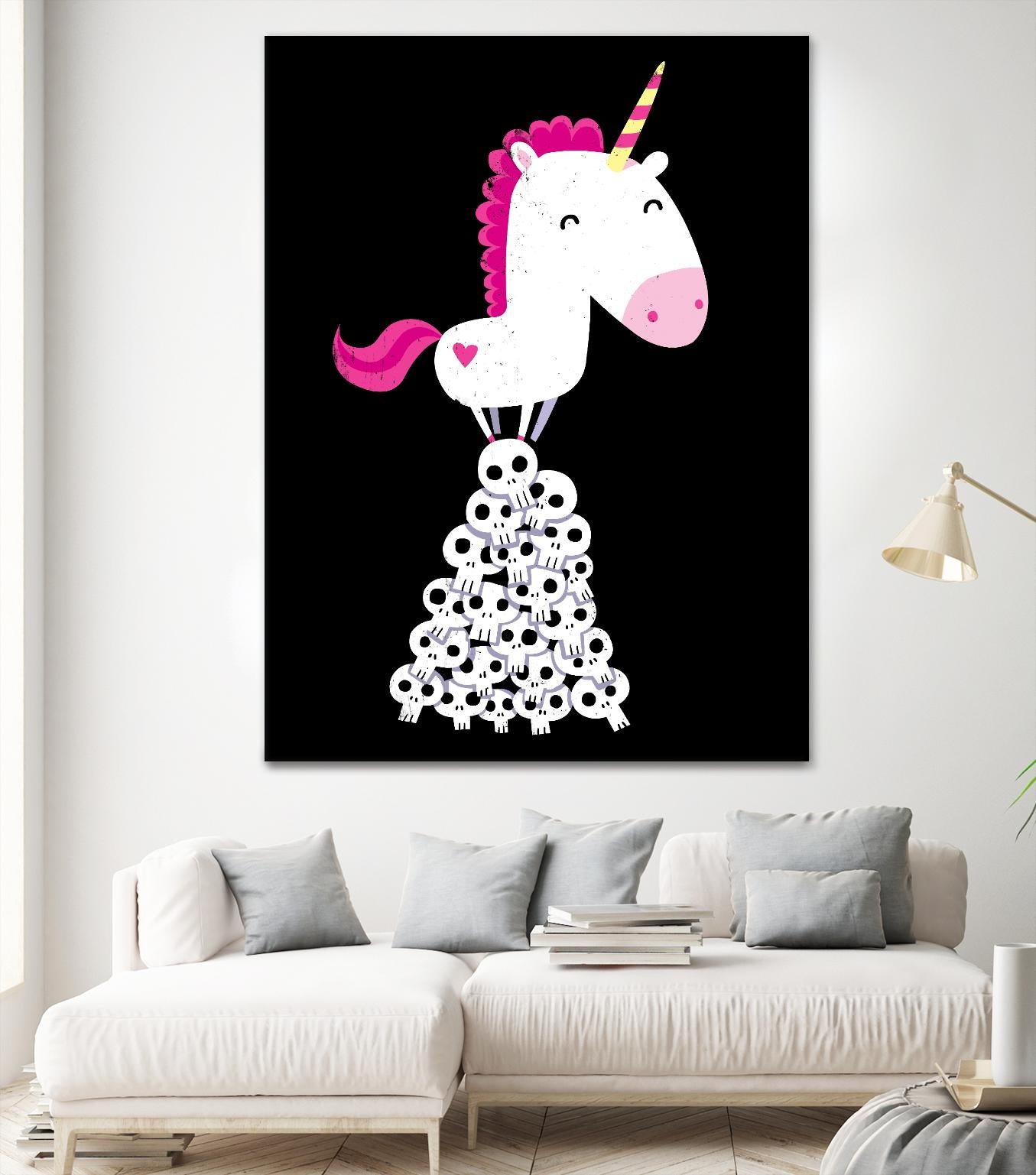 Killer Unicorn by Michael Buxton on GIANT ART - multicolor urban/pop surrealism; contemporary; animals