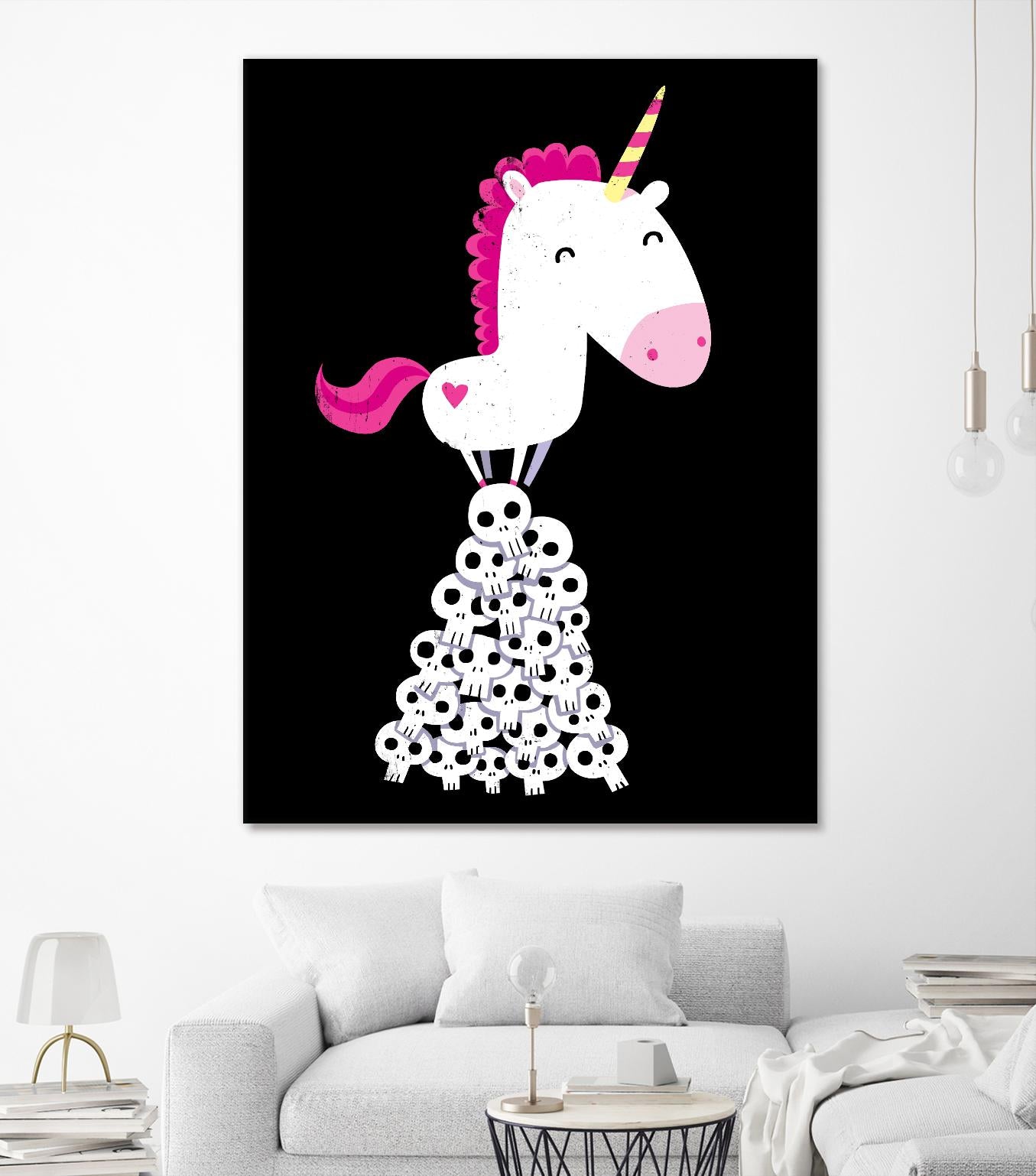 Killer Unicorn by Michael Buxton on GIANT ART - multicolor urban/pop surrealism; contemporary; animals