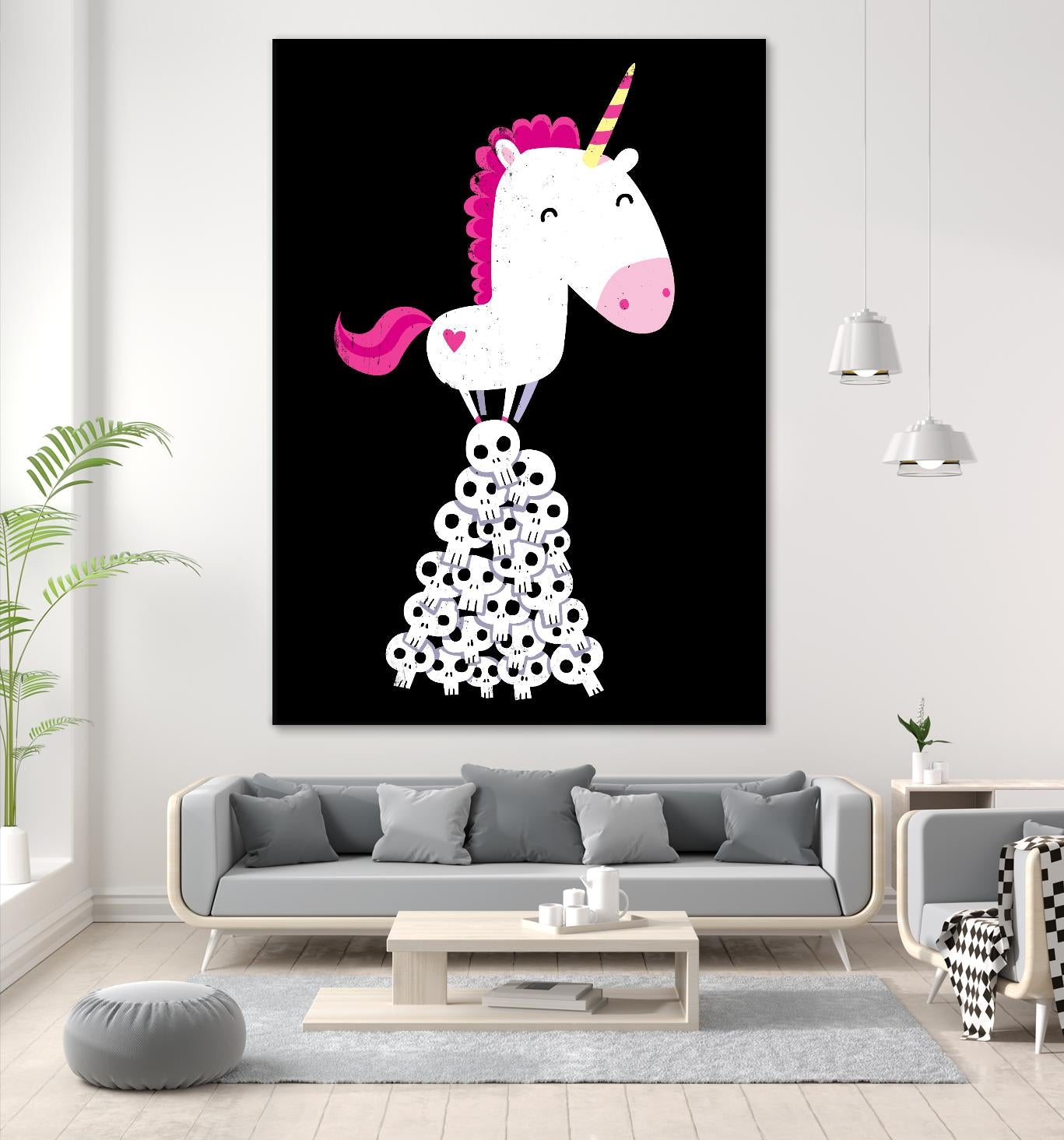 Killer Unicorn by Michael Buxton on GIANT ART - multicolor urban/pop surrealism; contemporary; animals