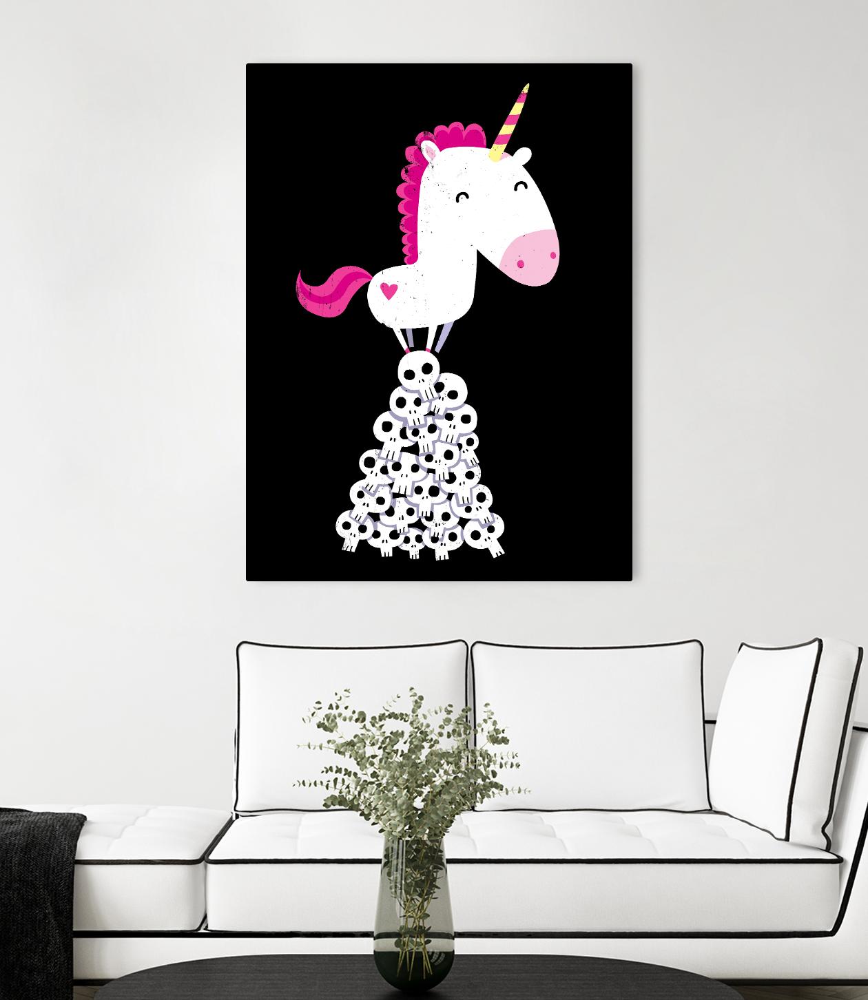 Killer Unicorn by Michael Buxton on GIANT ART - multicolor urban/pop surrealism; contemporary; animals
