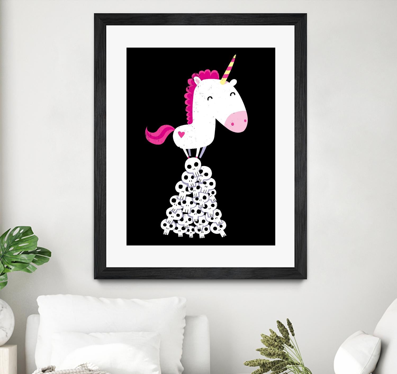 Killer Unicorn by Michael Buxton on GIANT ART - multicolor urban/pop surrealism; contemporary; animals
