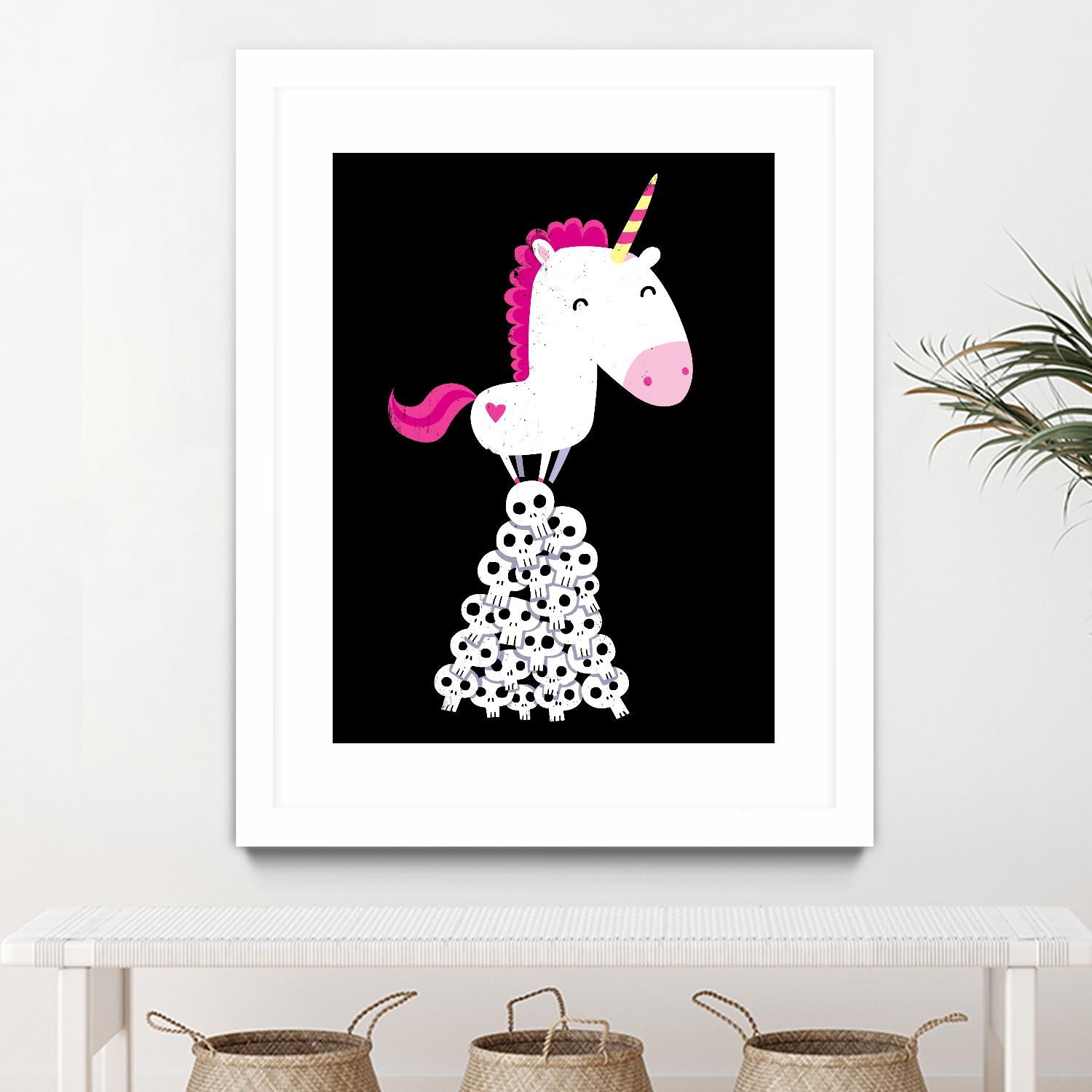 Killer Unicorn by Michael Buxton on GIANT ART - multicolor urban/pop surrealism; contemporary; animals