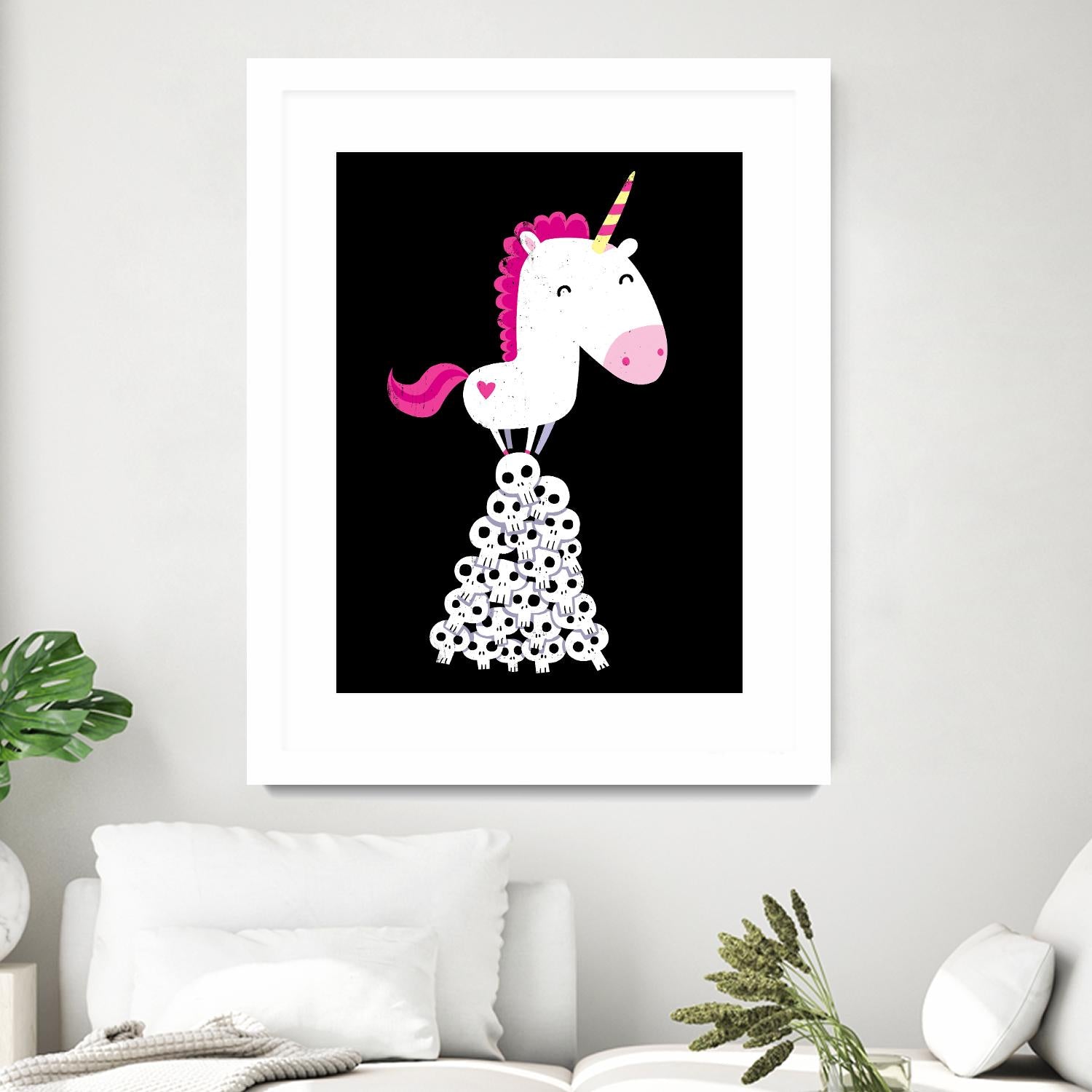 Killer Unicorn by Michael Buxton on GIANT ART - multicolor urban/pop surrealism; contemporary; animals