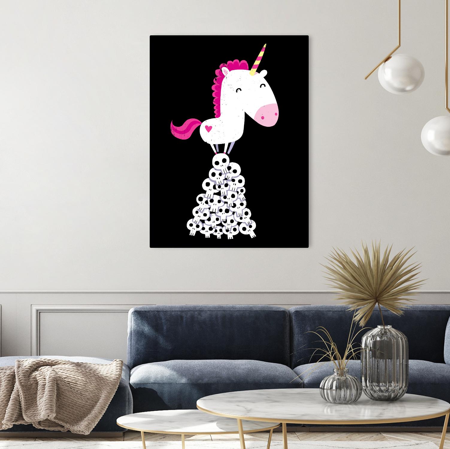 Killer Unicorn by Michael Buxton on GIANT ART - multicolor urban/pop surrealism; contemporary; animals