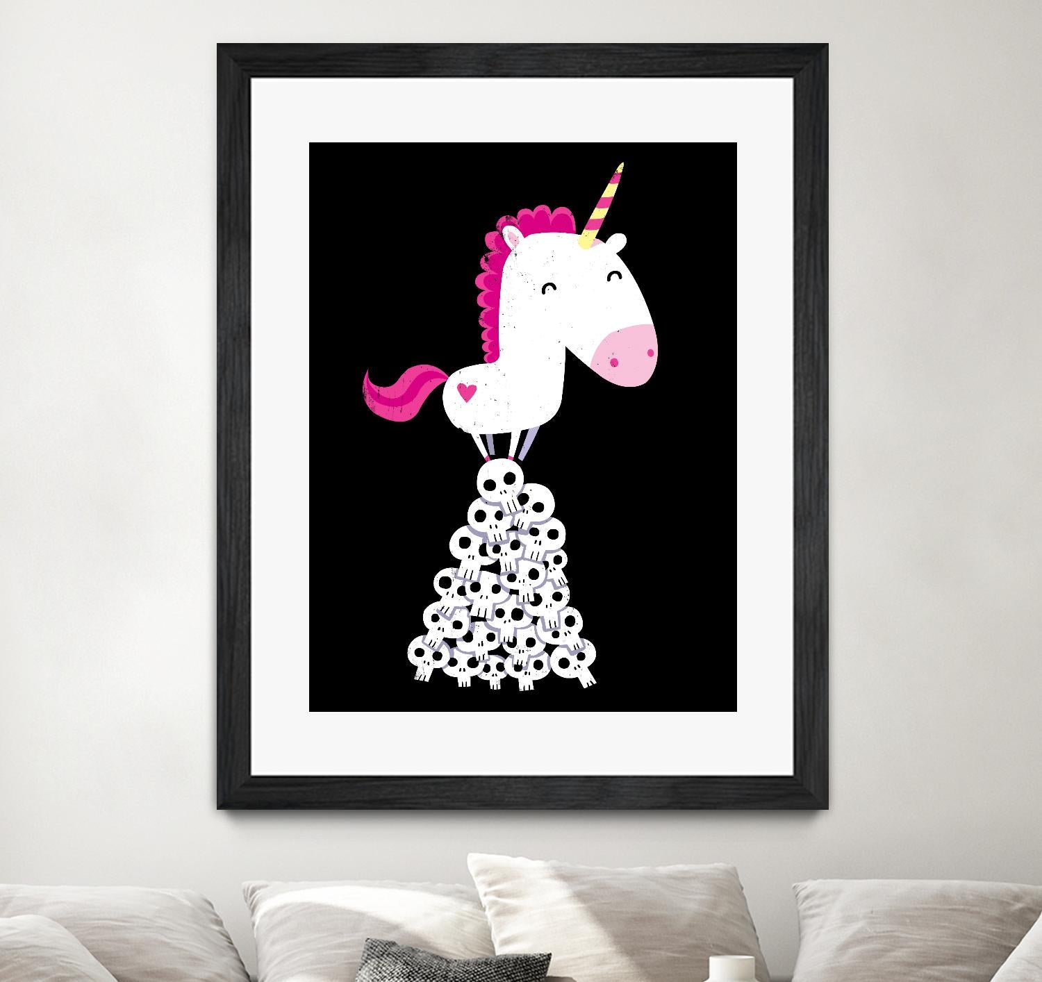 Killer Unicorn by Michael Buxton on GIANT ART - multicolor urban/pop surrealism; contemporary; animals