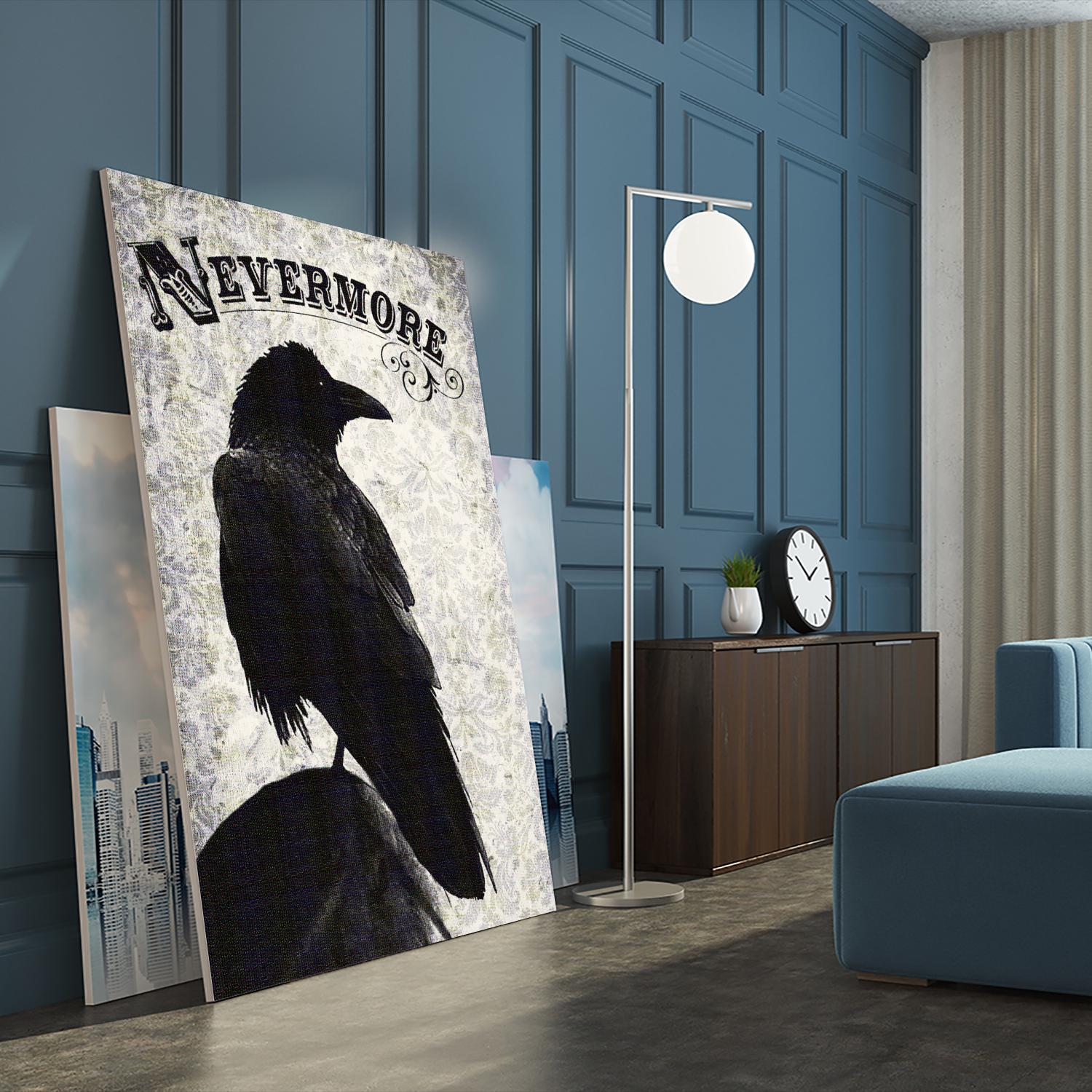 Nevermore by Michael Buxton on GIANT ART - multicolor urban/pop surrealism; contemporary; animals