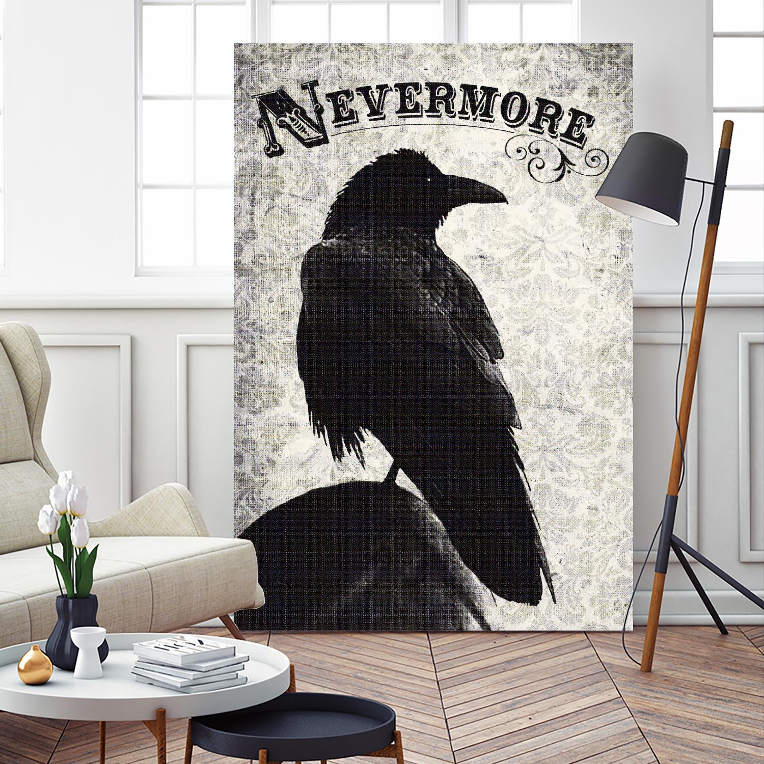 Nevermore by Michael Buxton on GIANT ART - multicolor urban/pop surrealism; contemporary; animals