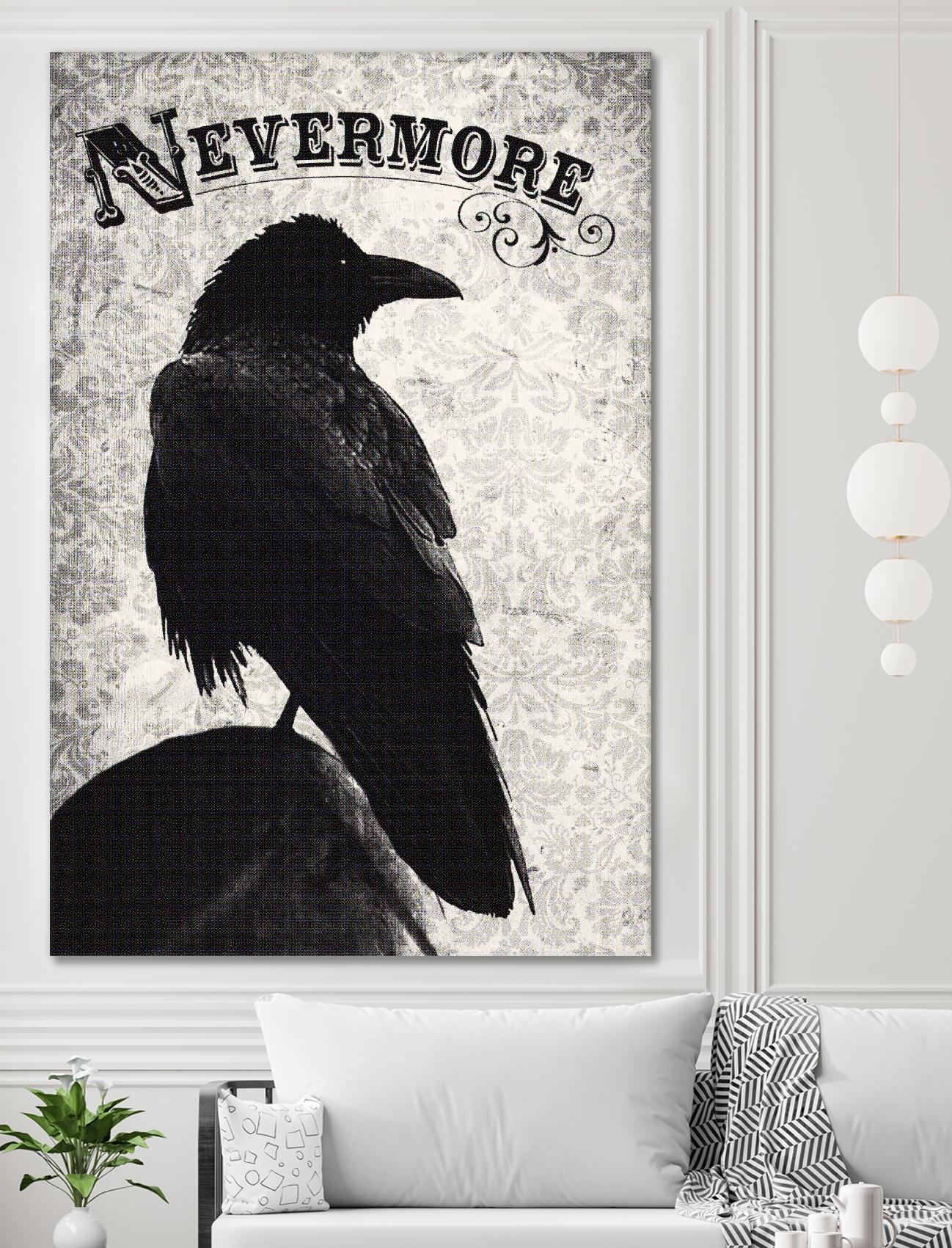 Nevermore by Michael Buxton on GIANT ART - multicolor urban/pop surrealism; contemporary; animals