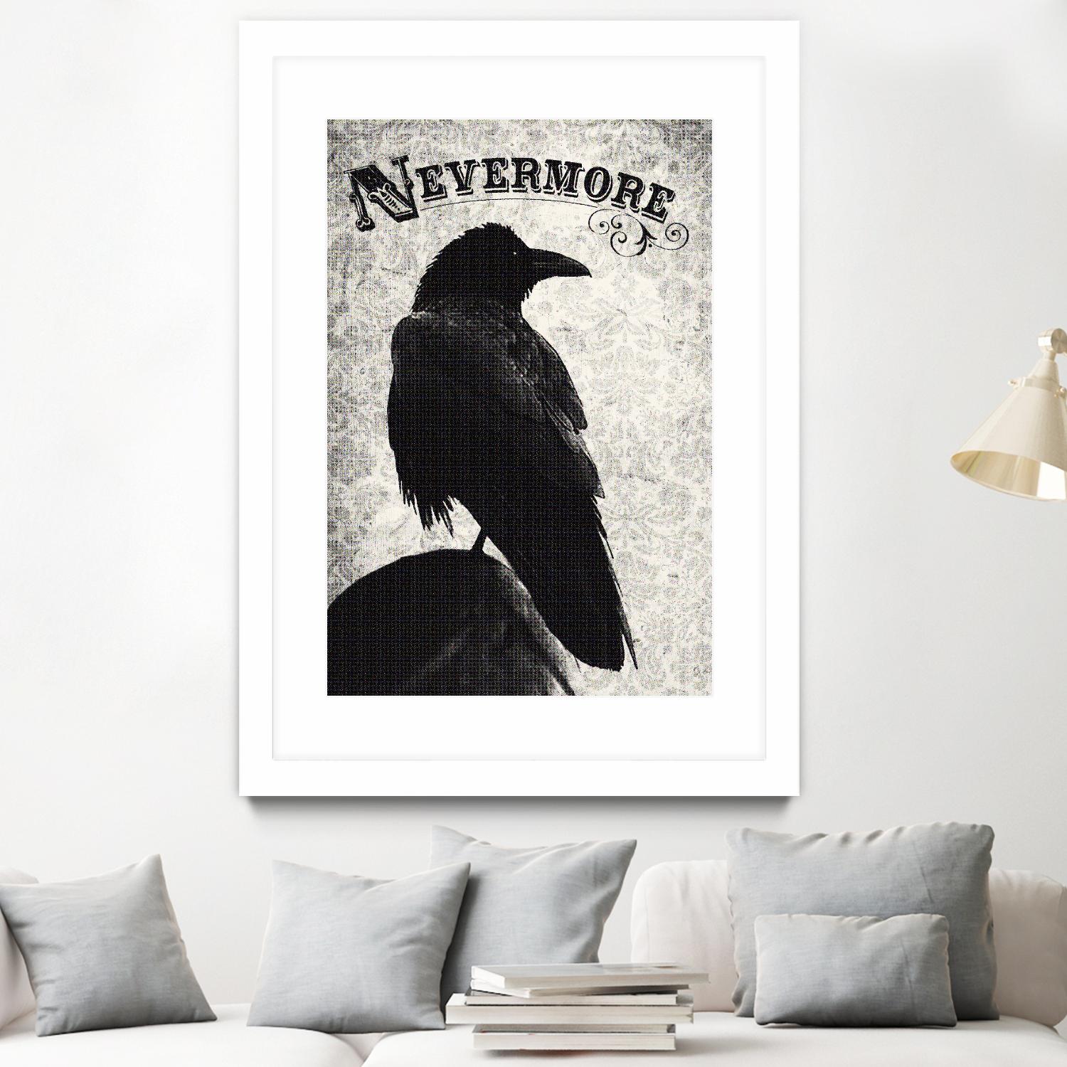 Nevermore by Michael Buxton on GIANT ART - multicolor urban/pop surrealism; contemporary; animals