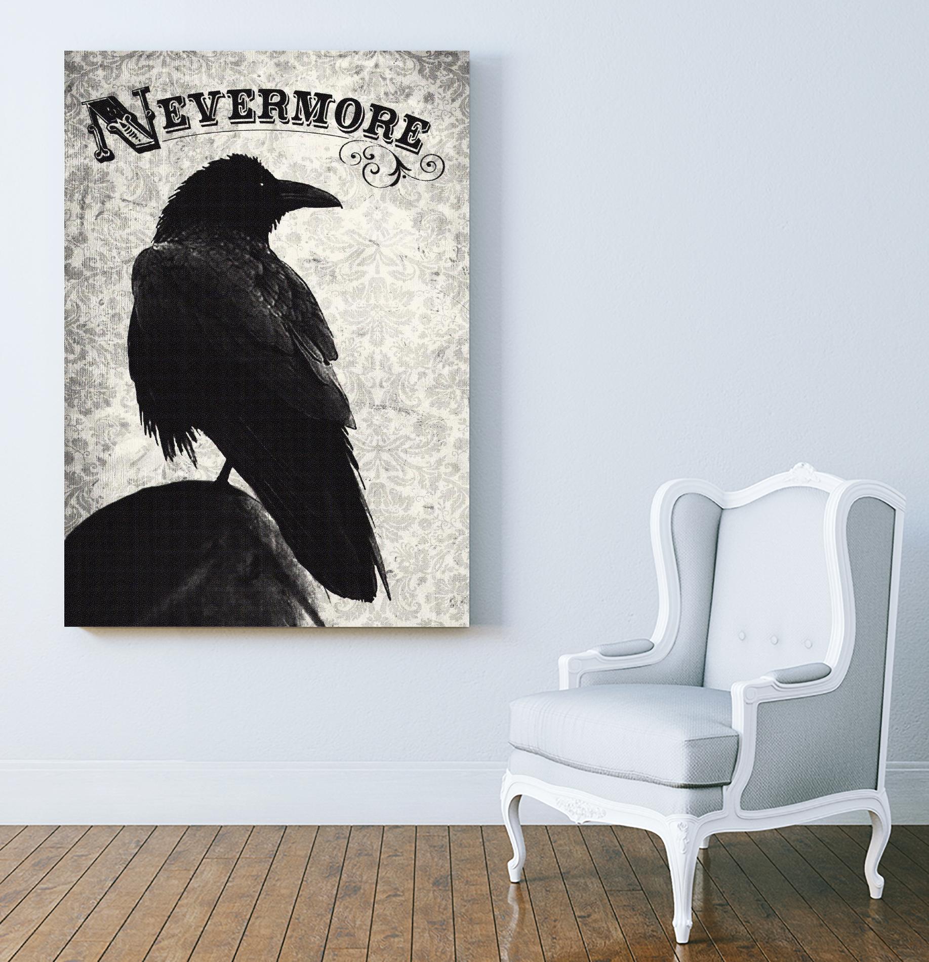 Nevermore by Michael Buxton on GIANT ART - multicolor urban/pop surrealism; contemporary; animals