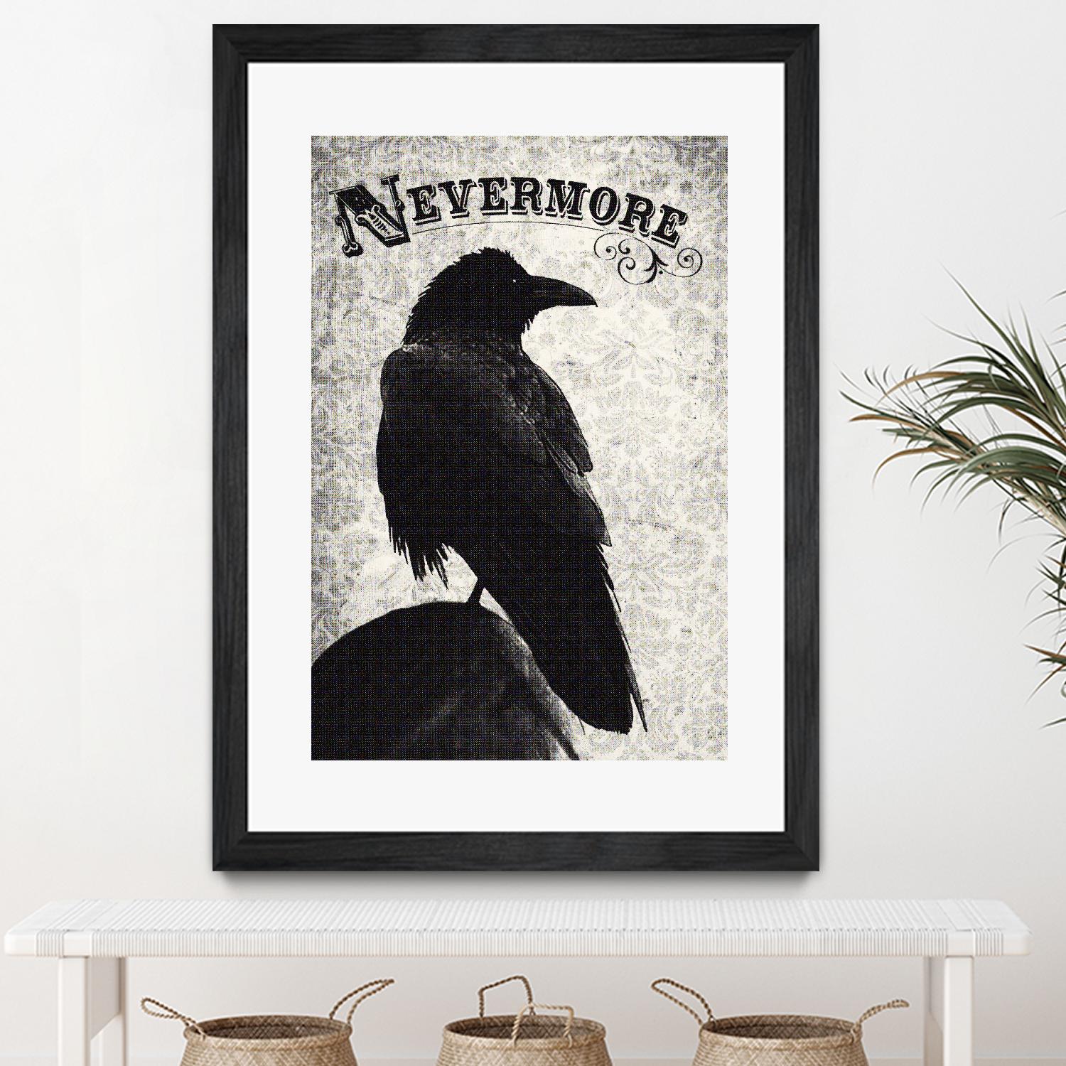 Nevermore by Michael Buxton on GIANT ART - multicolor urban/pop surrealism; contemporary; animals