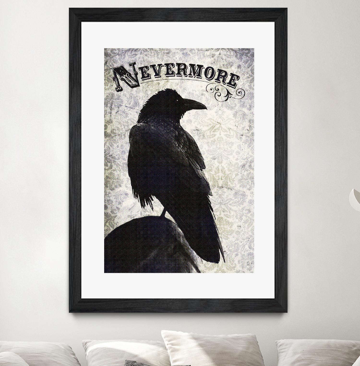 Nevermore by Michael Buxton on GIANT ART - multicolor urban/pop surrealism; contemporary; animals