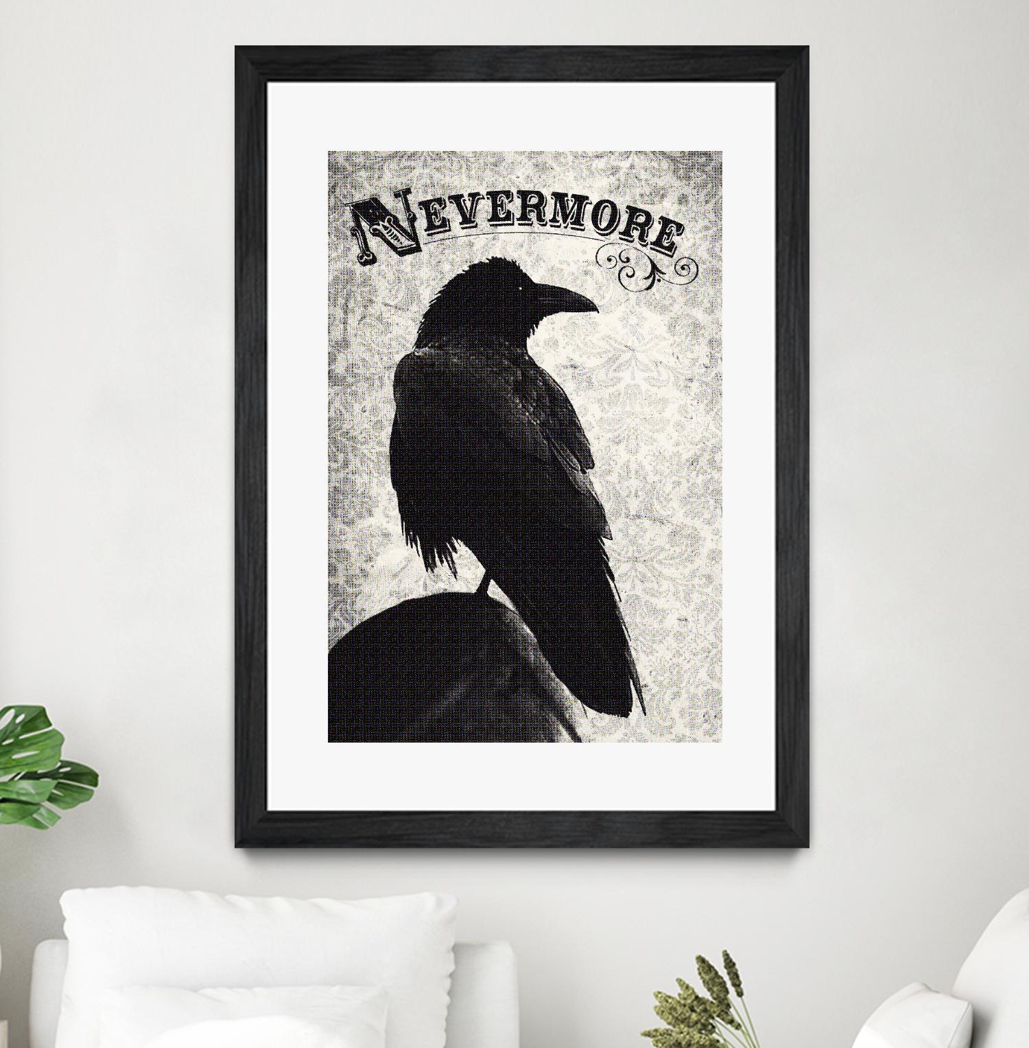 Nevermore by Michael Buxton on GIANT ART - multicolor urban/pop surrealism; contemporary; animals