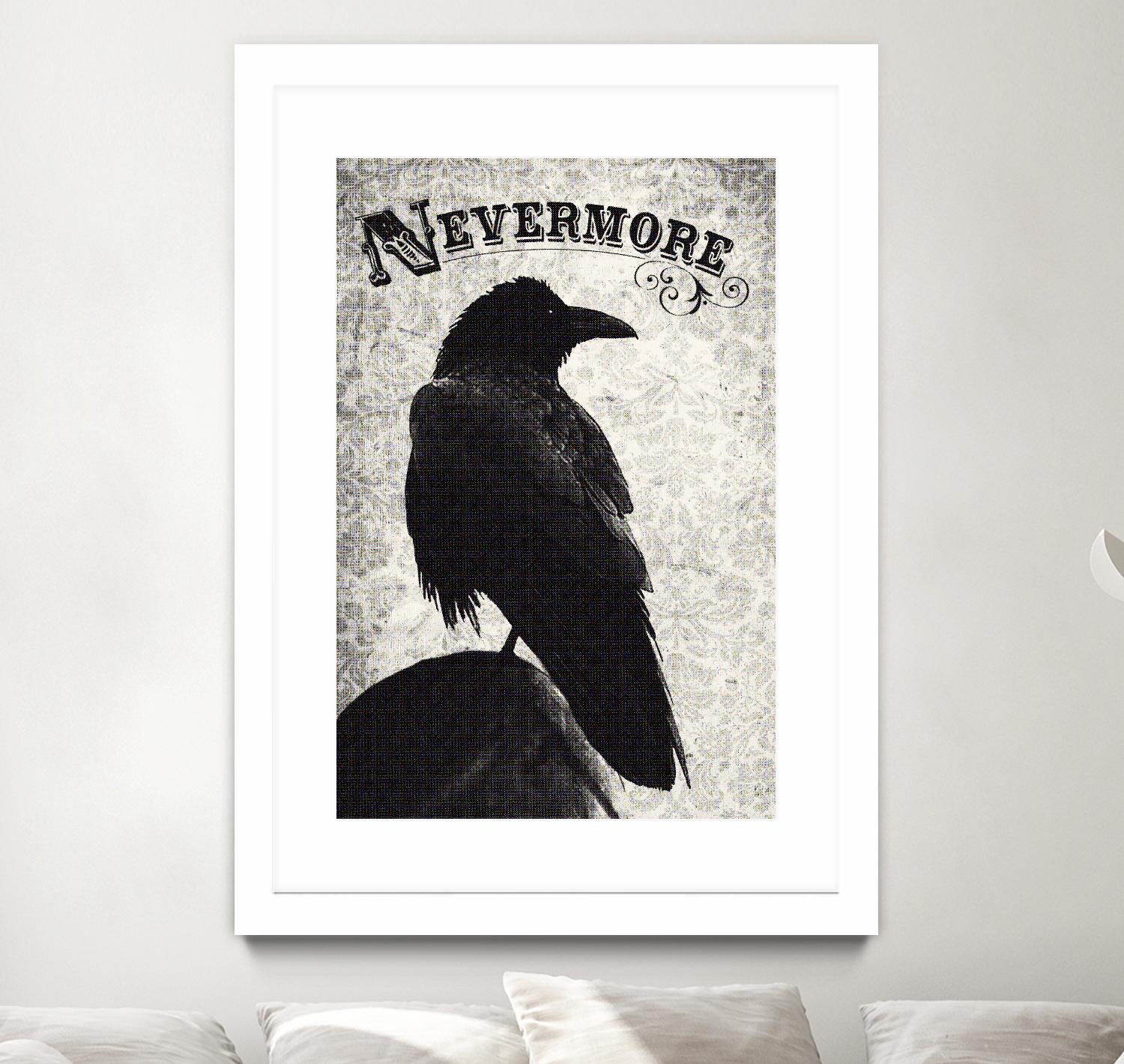 Nevermore by Michael Buxton on GIANT ART - multicolor urban/pop surrealism; contemporary; animals