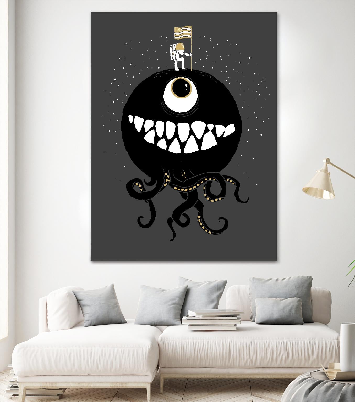 Space Oddity by Michael Buxton on GIANT ART - multicolor urban/pop surrealism; contemporary