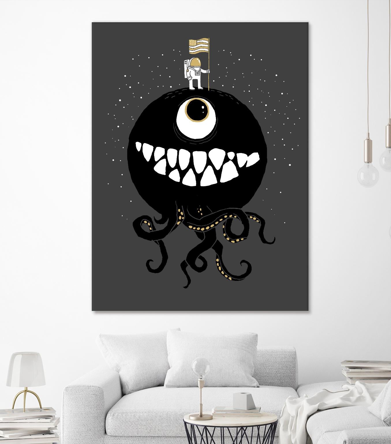 Space Oddity by Michael Buxton on GIANT ART - multicolor urban/pop surrealism; contemporary