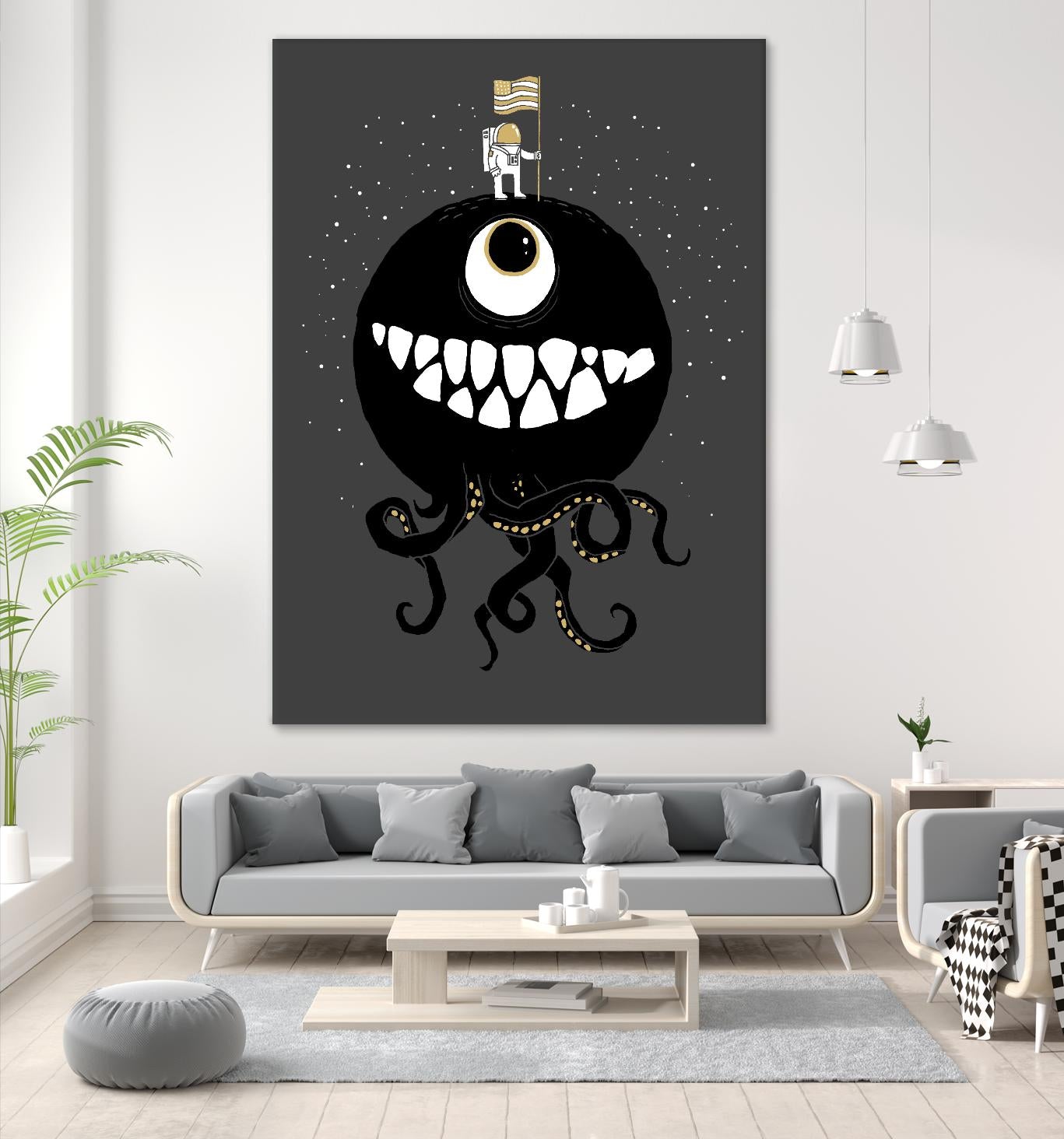 Space Oddity by Michael Buxton on GIANT ART - multicolor urban/pop surrealism; contemporary