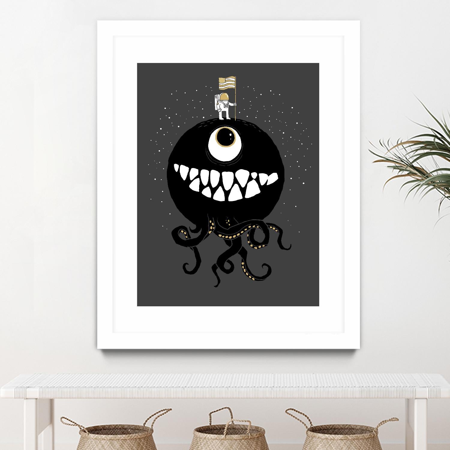 Space Oddity by Michael Buxton on GIANT ART - multicolor urban/pop surrealism; contemporary