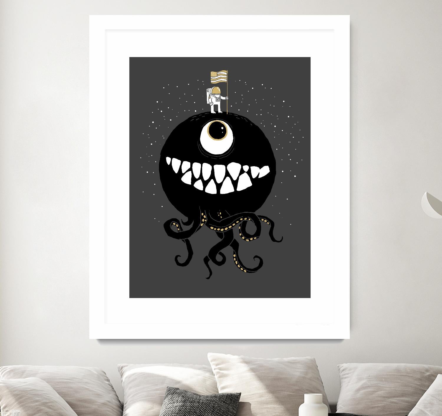 Space Oddity by Michael Buxton on GIANT ART - multicolor urban/pop surrealism; contemporary