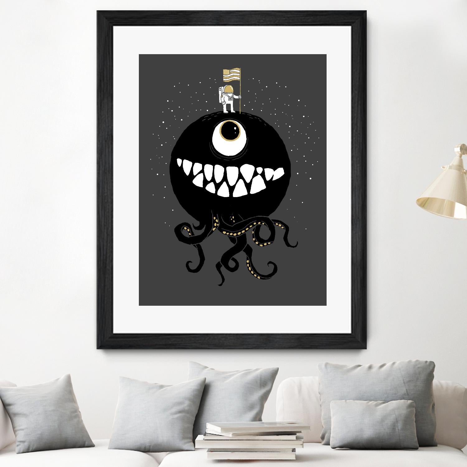 Space Oddity by Michael Buxton on GIANT ART - multicolor urban/pop surrealism; contemporary