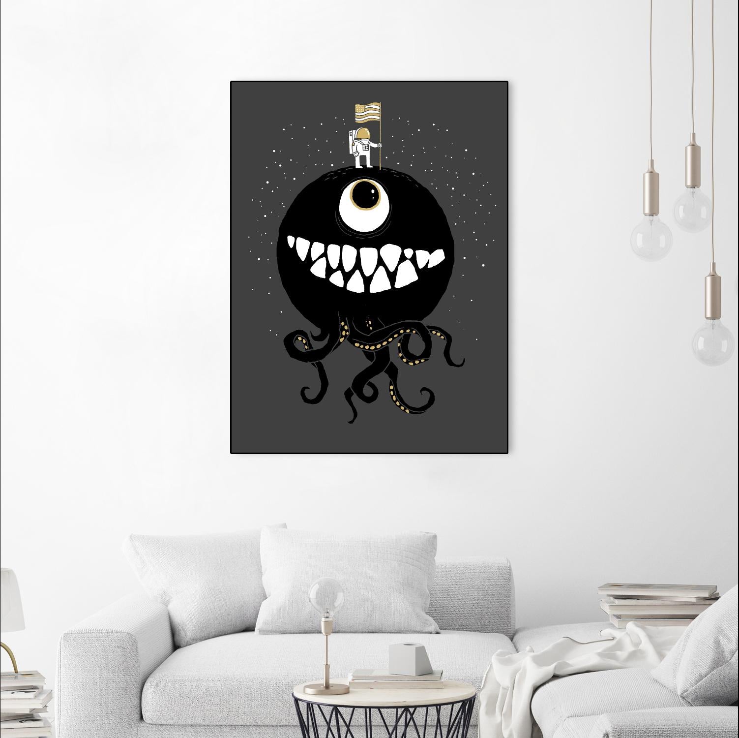 Space Oddity by Michael Buxton on GIANT ART - multicolor urban/pop surrealism; contemporary