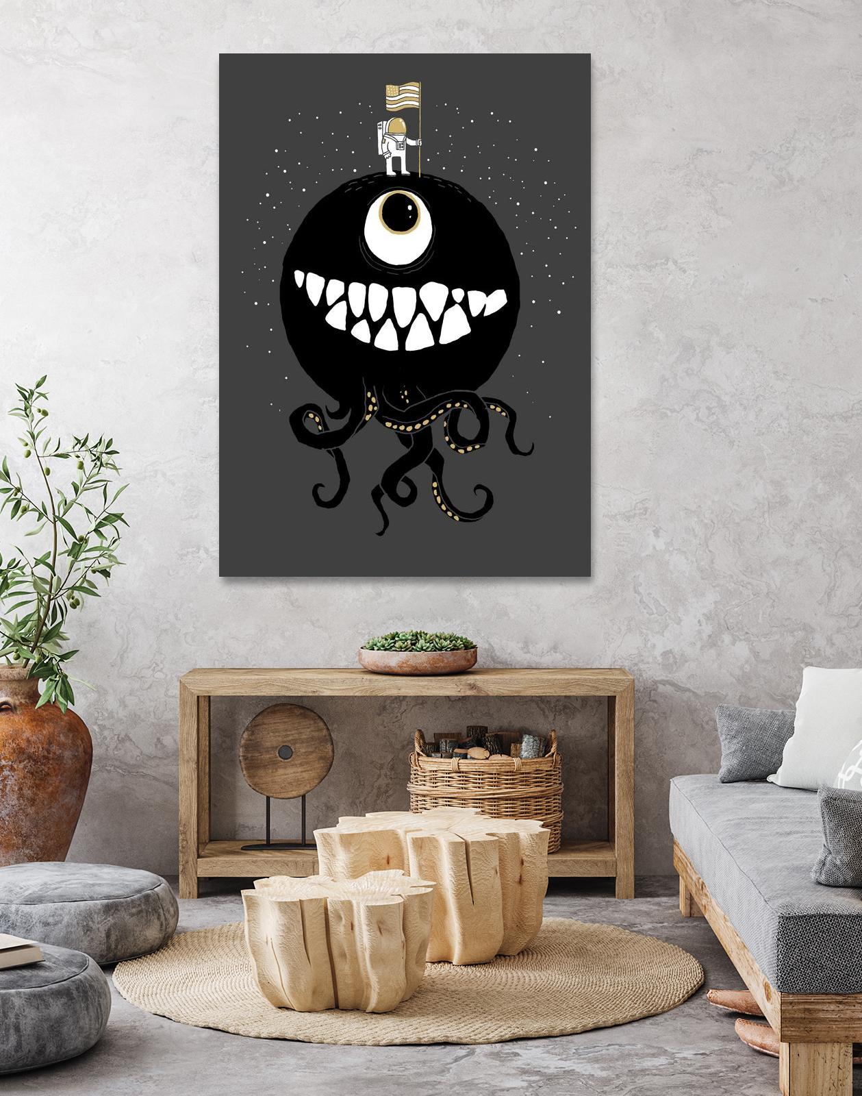 Space Oddity by Michael Buxton on GIANT ART - multicolor urban/pop surrealism; contemporary