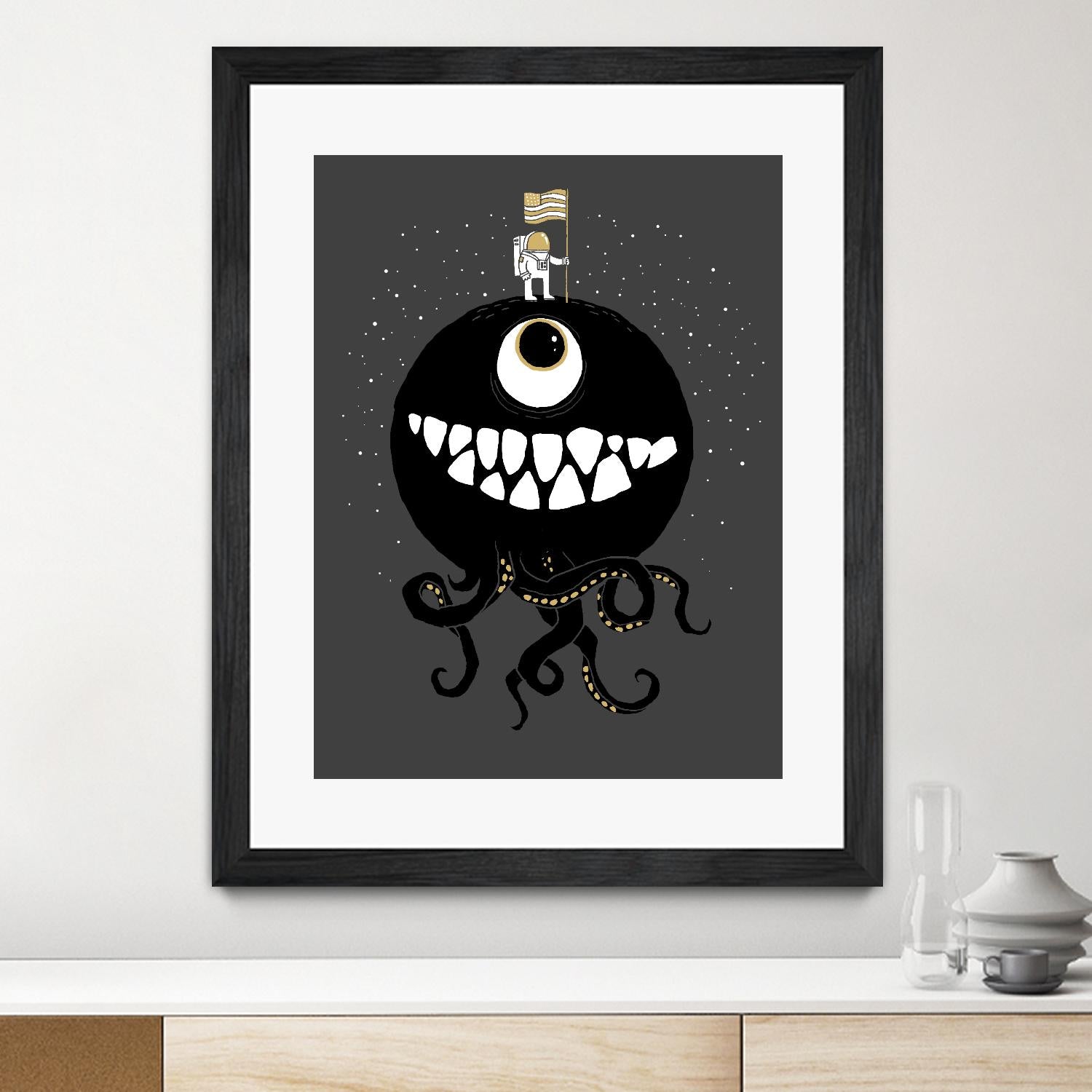 Space Oddity by Michael Buxton on GIANT ART - multicolor urban/pop surrealism; contemporary