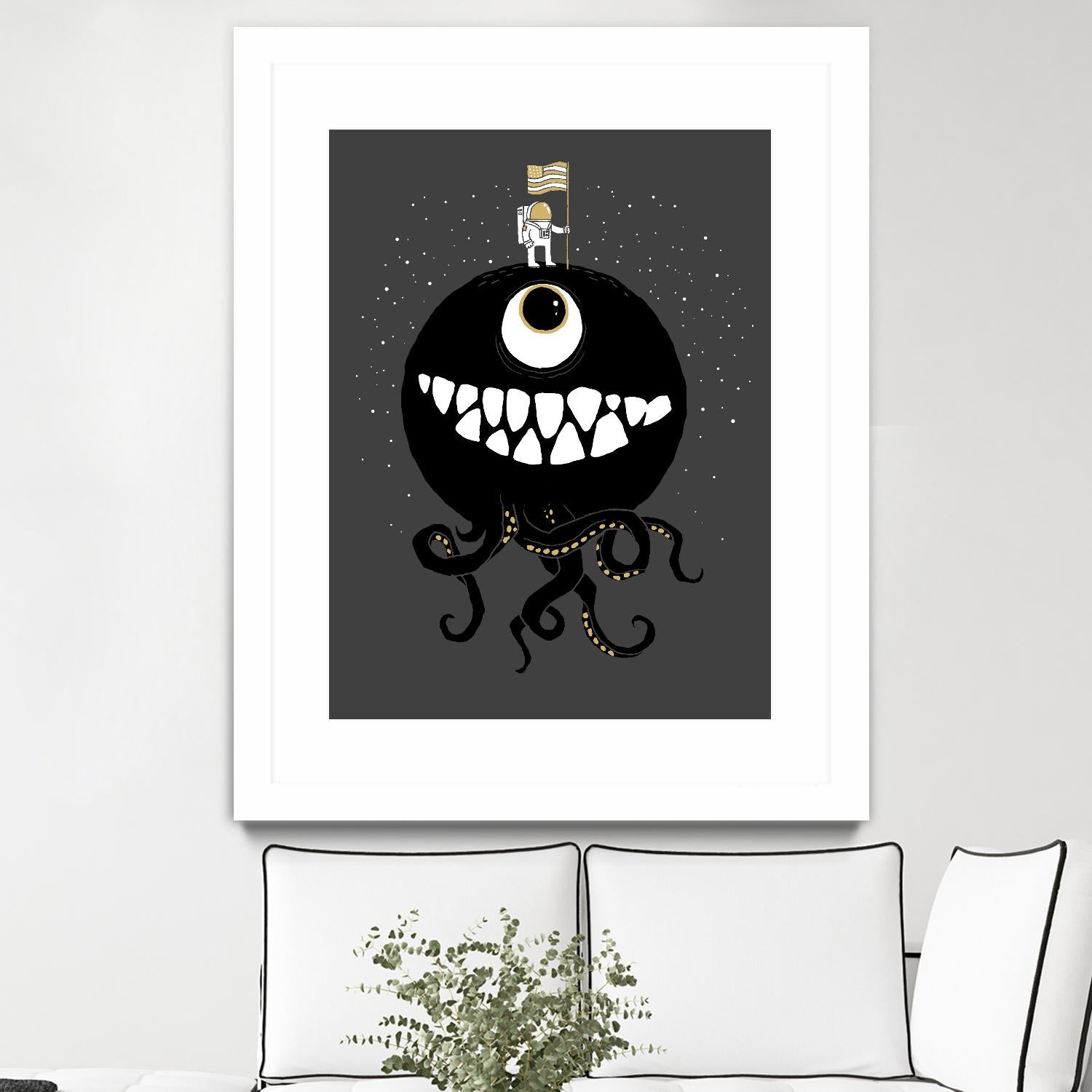 Space Oddity by Michael Buxton on GIANT ART - multicolor urban/pop surrealism; contemporary