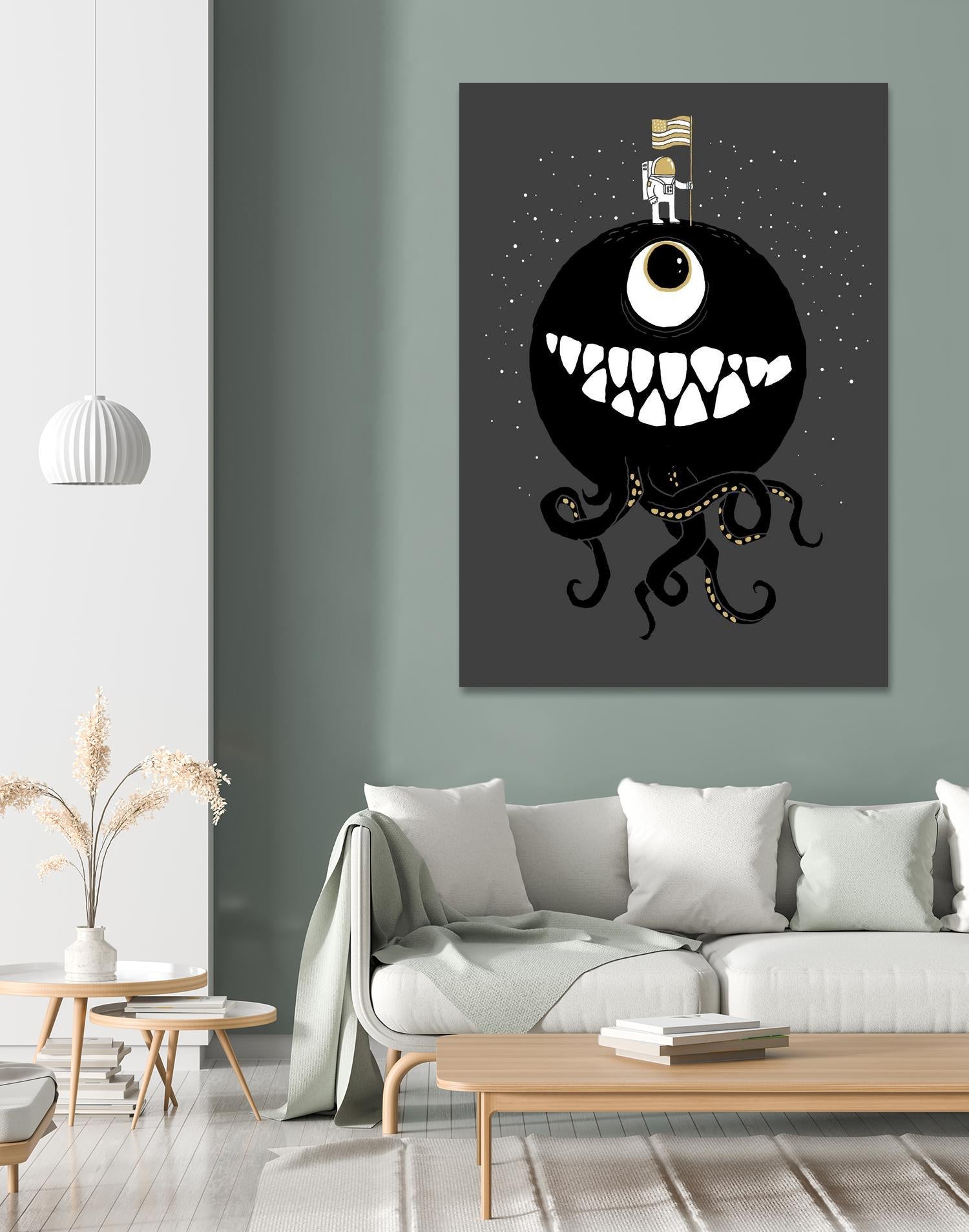 Space Oddity by Michael Buxton on GIANT ART - multicolor urban/pop surrealism; contemporary