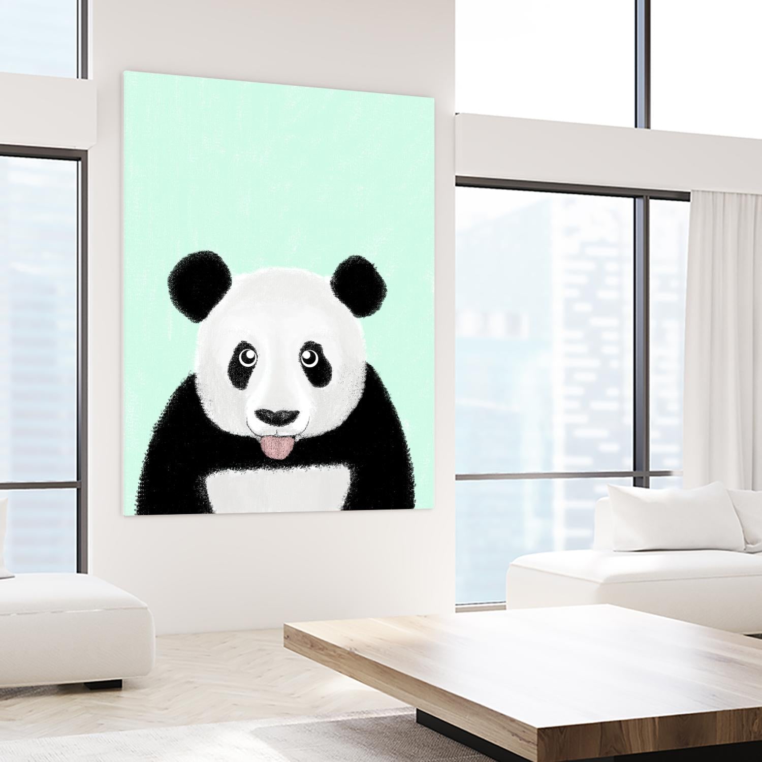 Cute Panda by Barruf on GIANT ART - multicolor urban/pop surrealism; animals