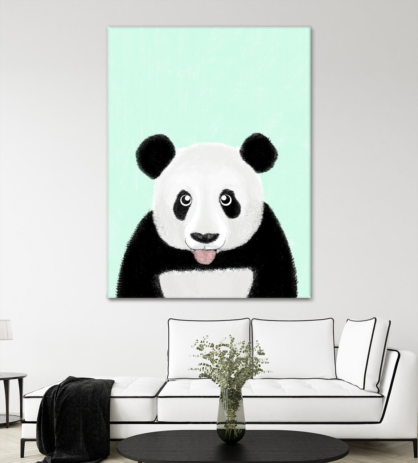 Cute Panda by Barruf on GIANT ART - multicolor urban/pop surrealism; animals