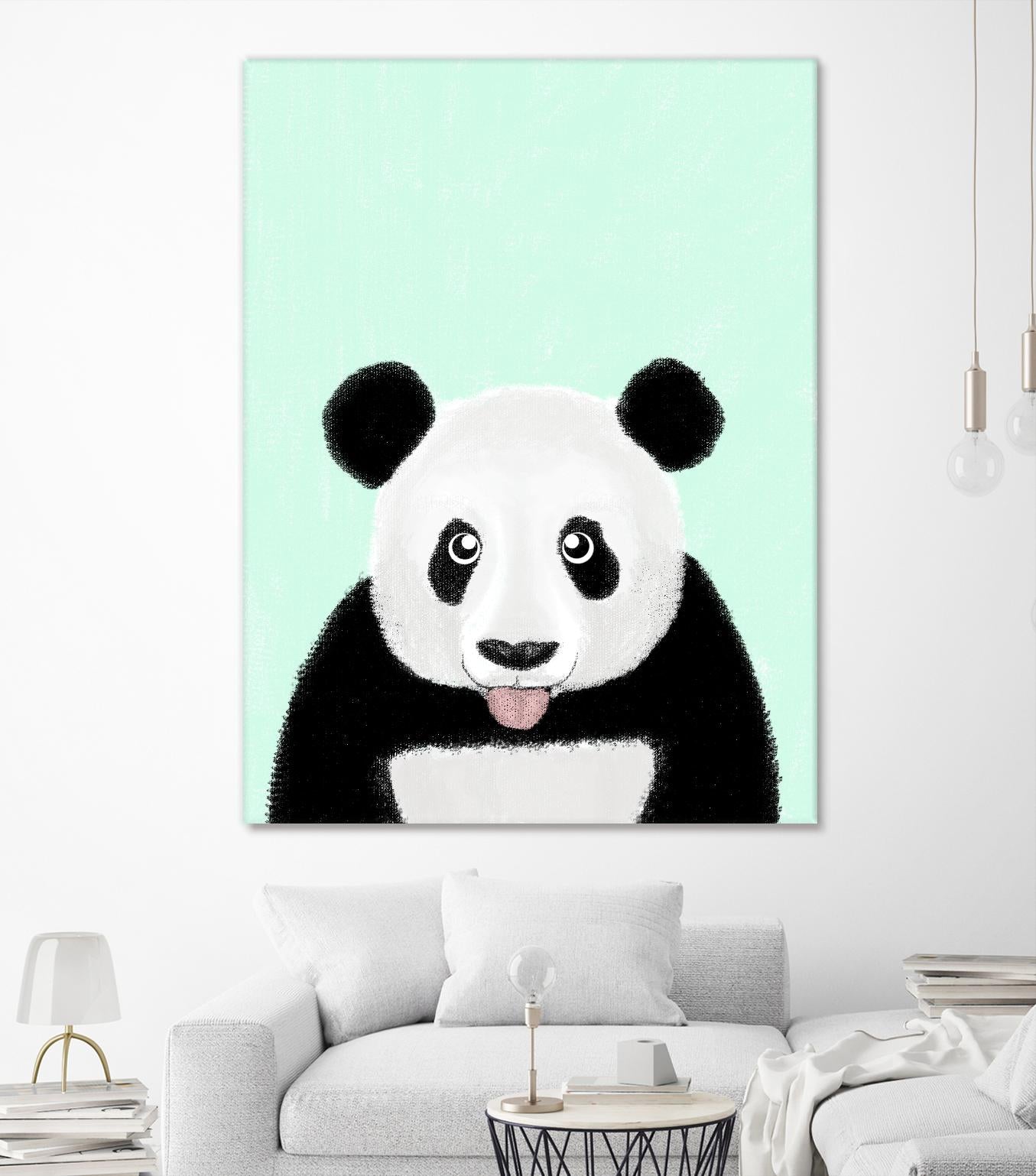 Cute Panda by Barruf on GIANT ART - multicolor urban/pop surrealism; animals