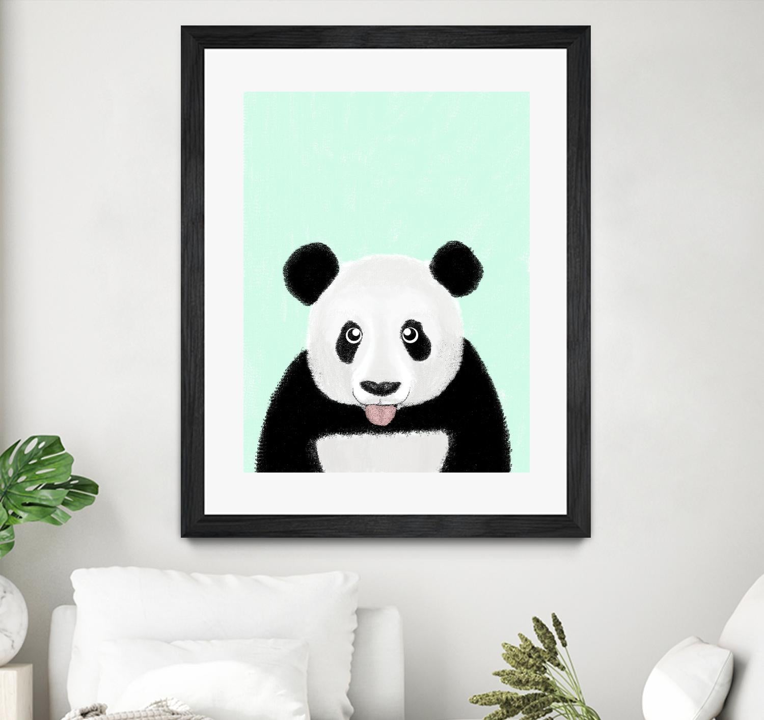 Cute Panda by Barruf on GIANT ART - multicolor urban/pop surrealism; animals