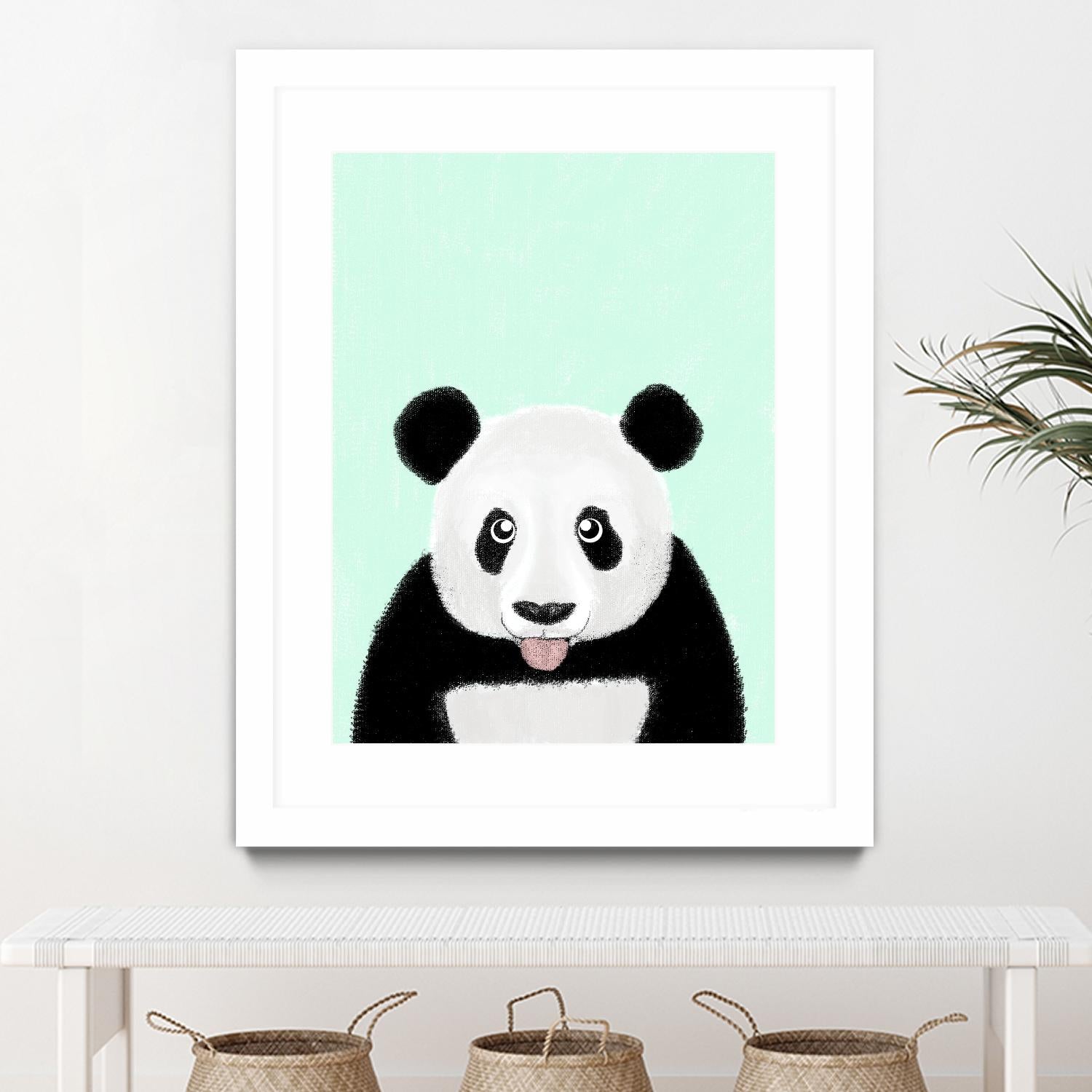 Cute Panda by Barruf on GIANT ART - multicolor urban/pop surrealism; animals