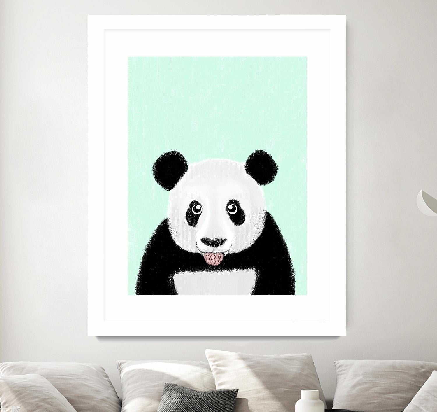 Cute Panda by Barruf on GIANT ART - multicolor urban/pop surrealism; animals