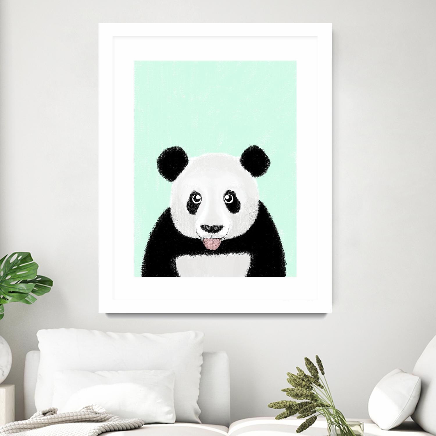 Cute Panda by Barruf on GIANT ART - multicolor urban/pop surrealism; animals