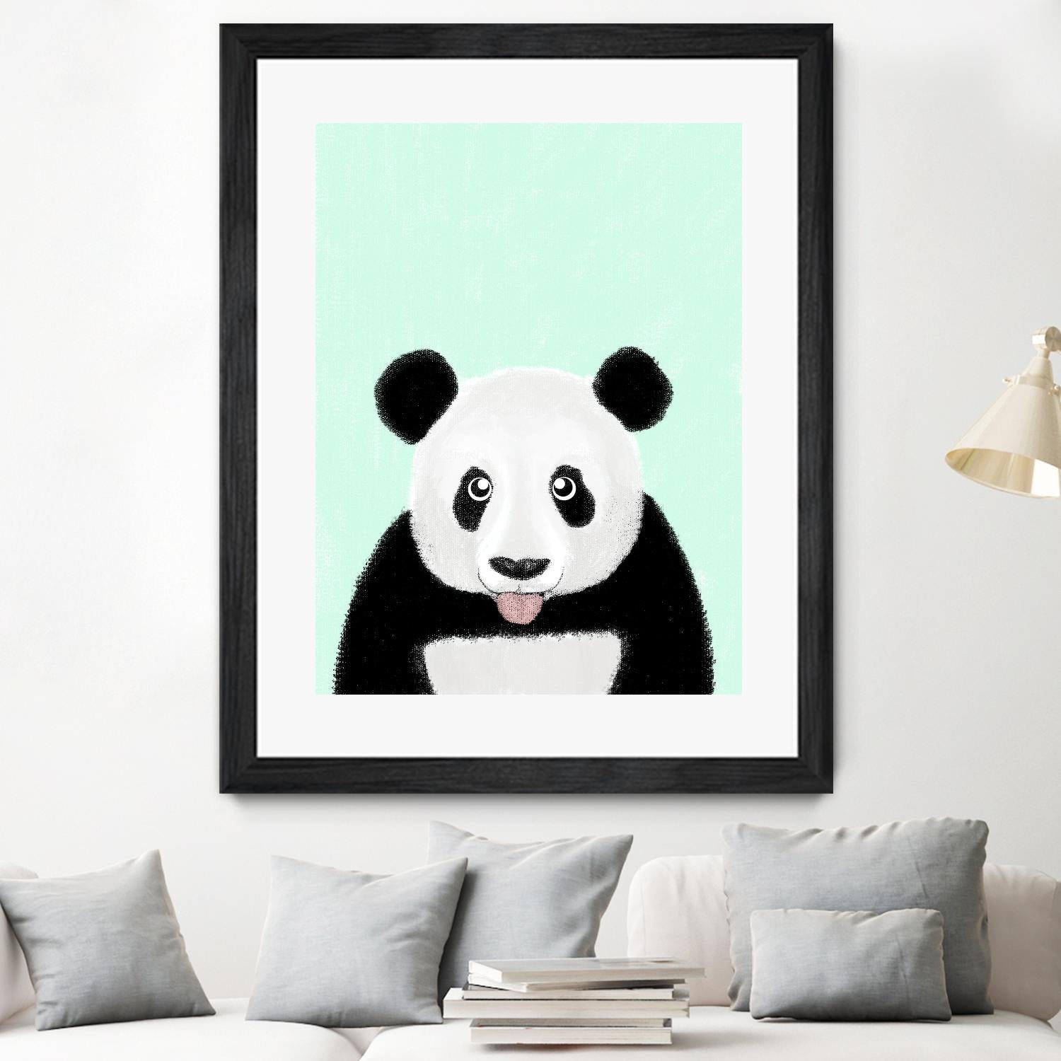 Cute Panda by Barruf on GIANT ART - multicolor urban/pop surrealism; animals