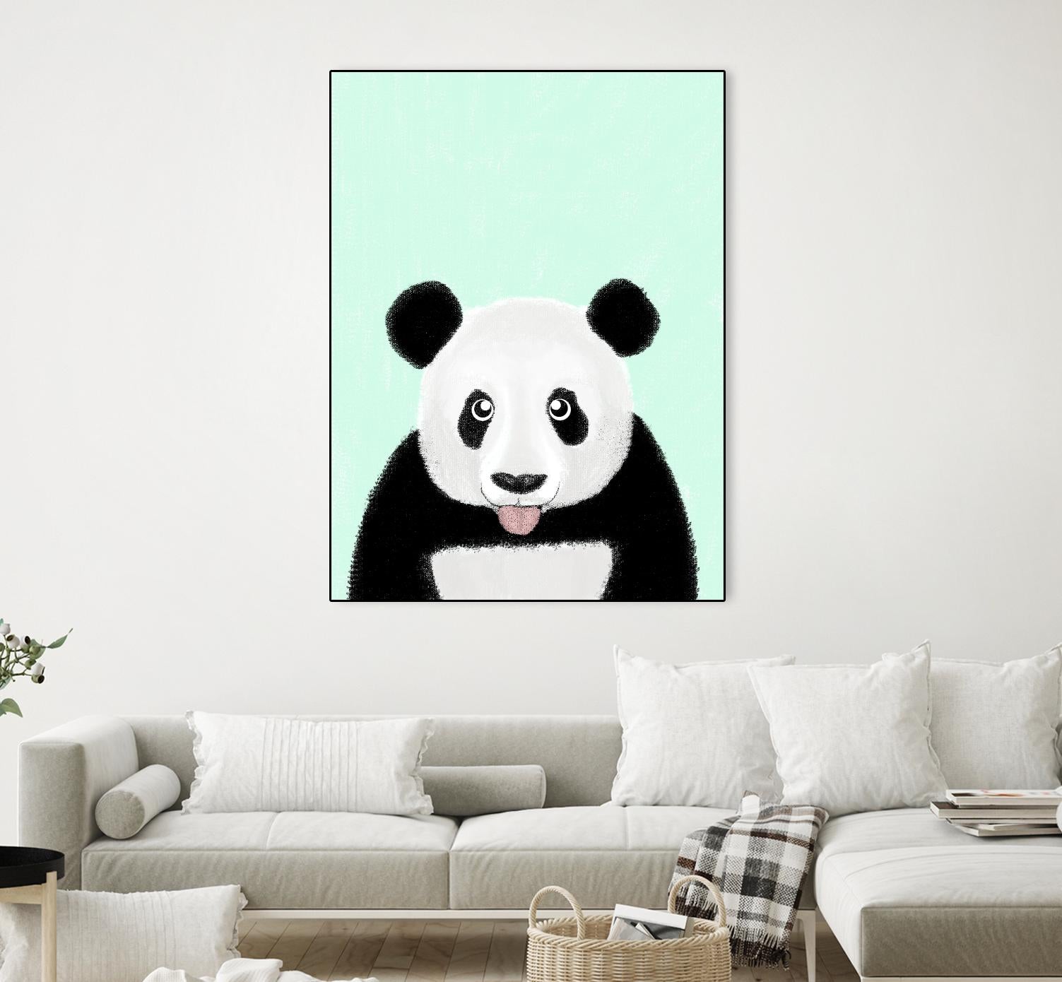 Cute Panda by Barruf on GIANT ART - multicolor urban/pop surrealism; animals
