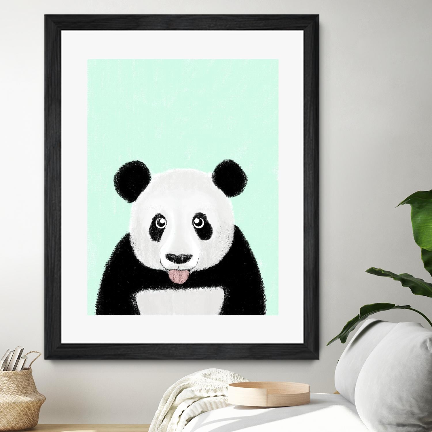 Cute Panda by Barruf on GIANT ART - multicolor urban/pop surrealism; animals